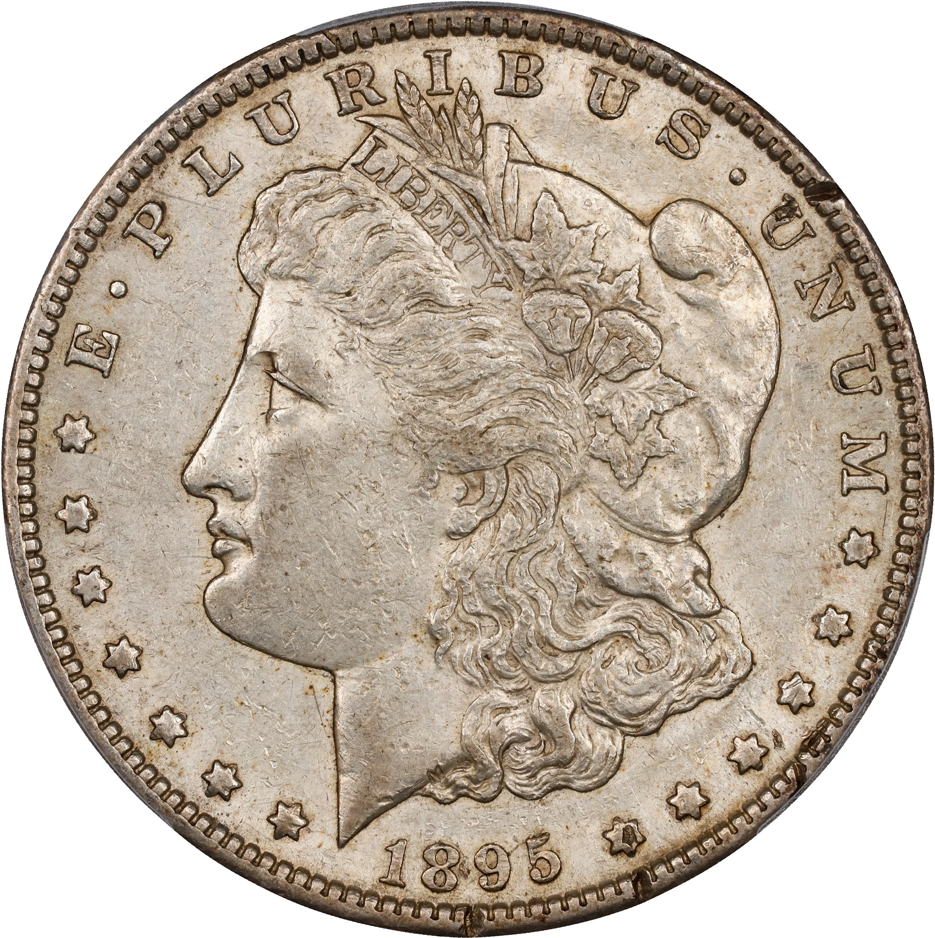 1895-S Morgan Silver Dollar. AU Details--Rim Damage (PCGS).