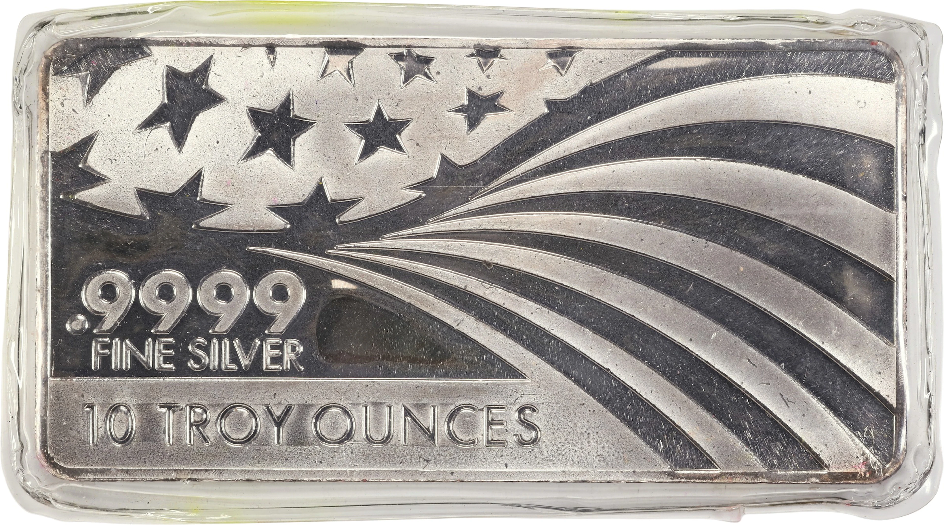(10 oz, 311.04 g ASW). APMEX 10 oz Silver Bar.