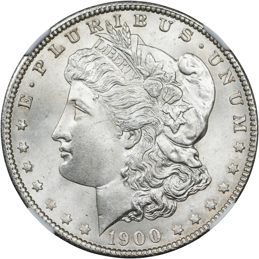 1900 Morgan Silver Dollar. MS-65 (NGC).