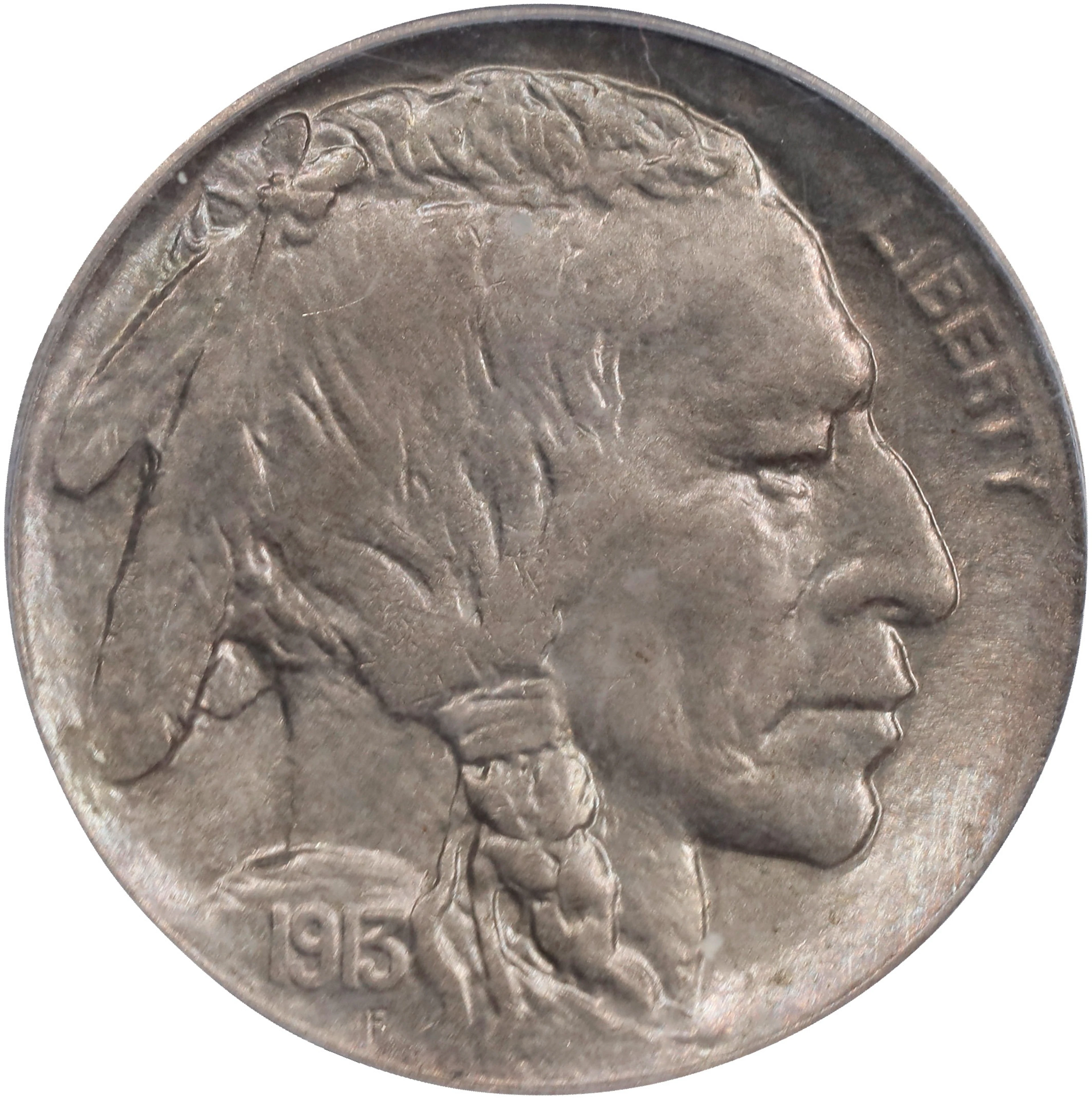 1913-D Buffalo Nickel. Type I. MS-65 (PCGS).