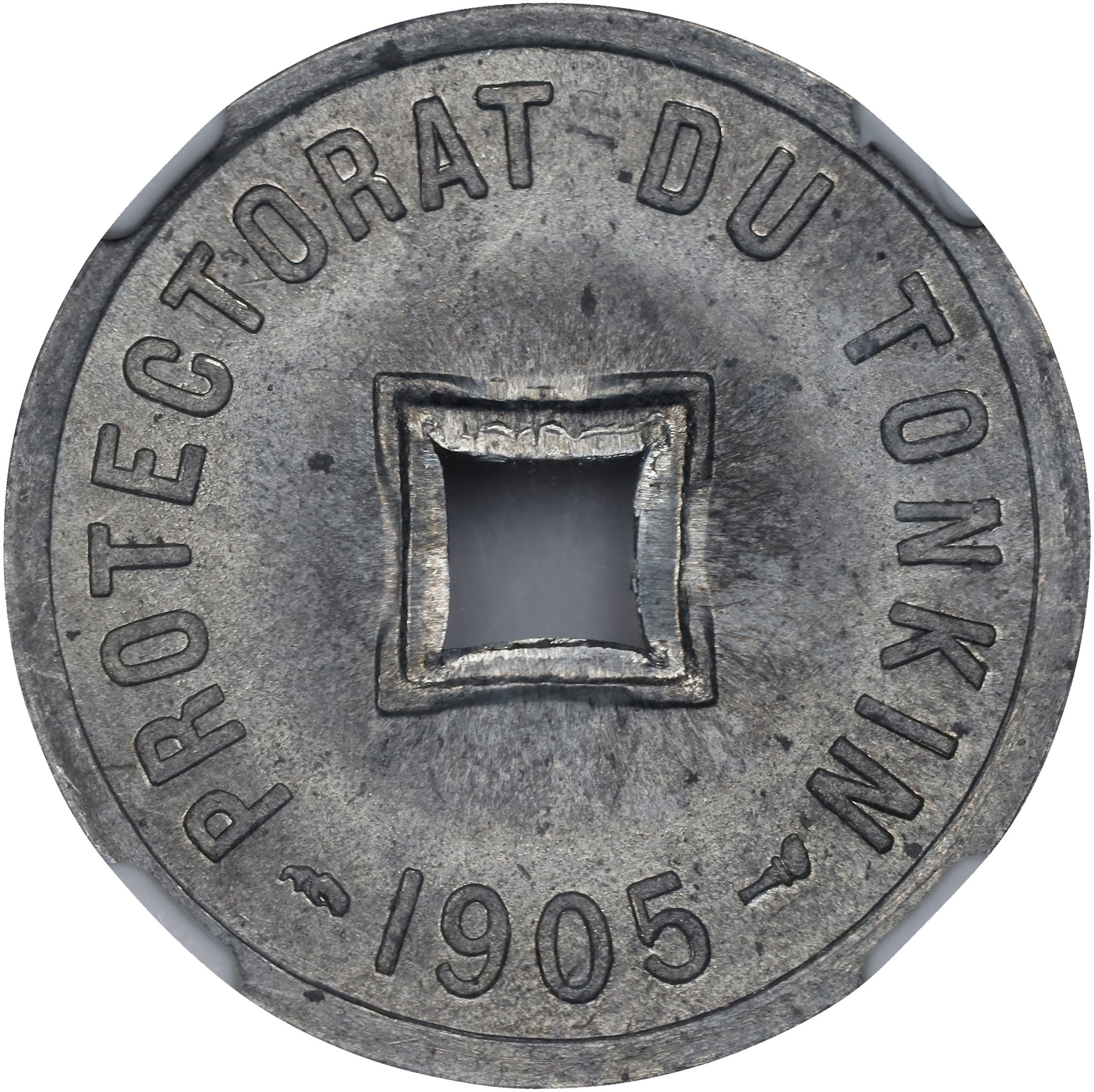 FRENCH INDO-CHINA. Tonkin. 1/600 Piastre, 1905. Paris Mint. NGC MS-65.