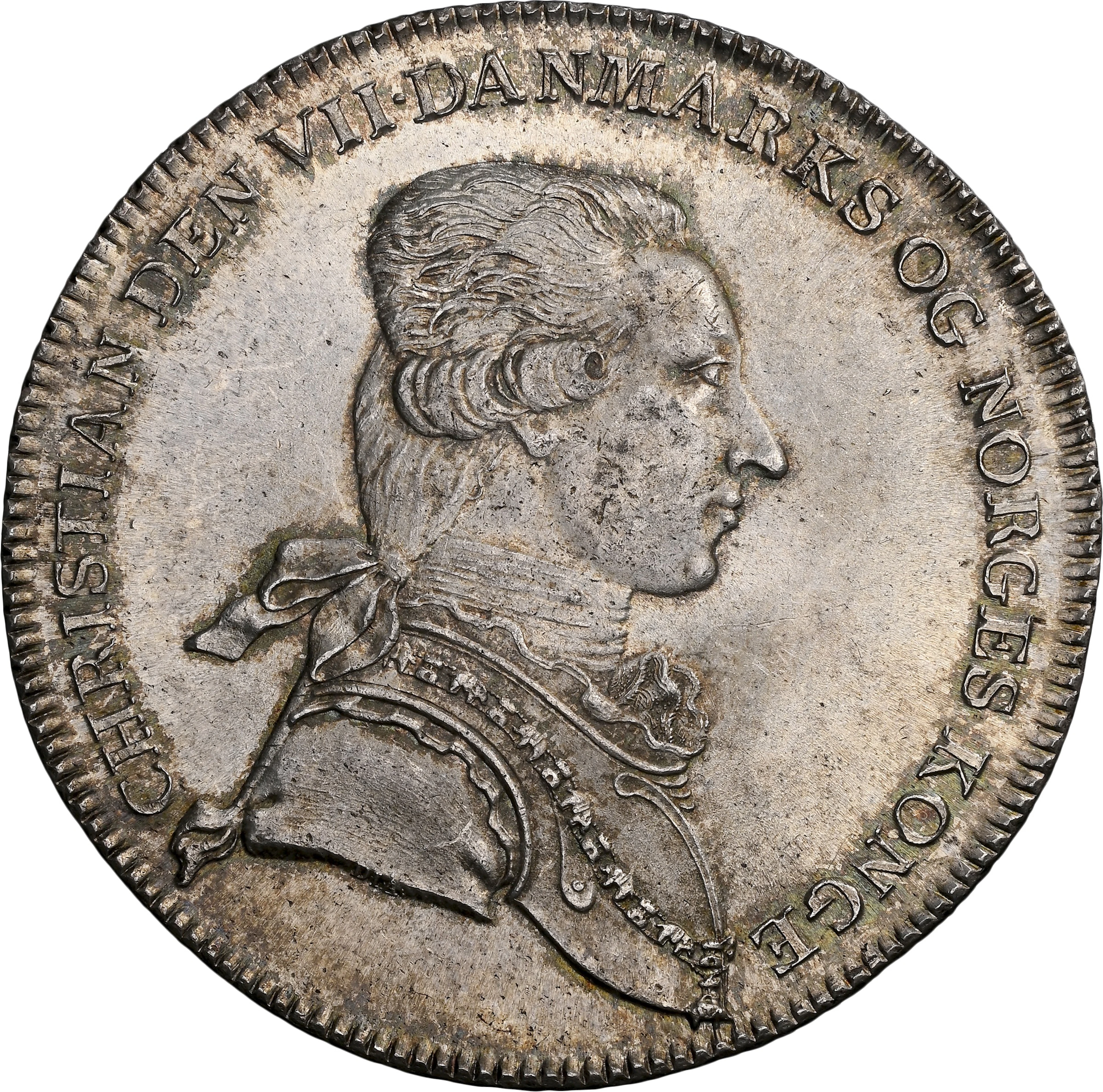 DENMARK. Rigsdaler Courant, 1788. Copenhagen Mint. Christian VII. NGC MS-65.
