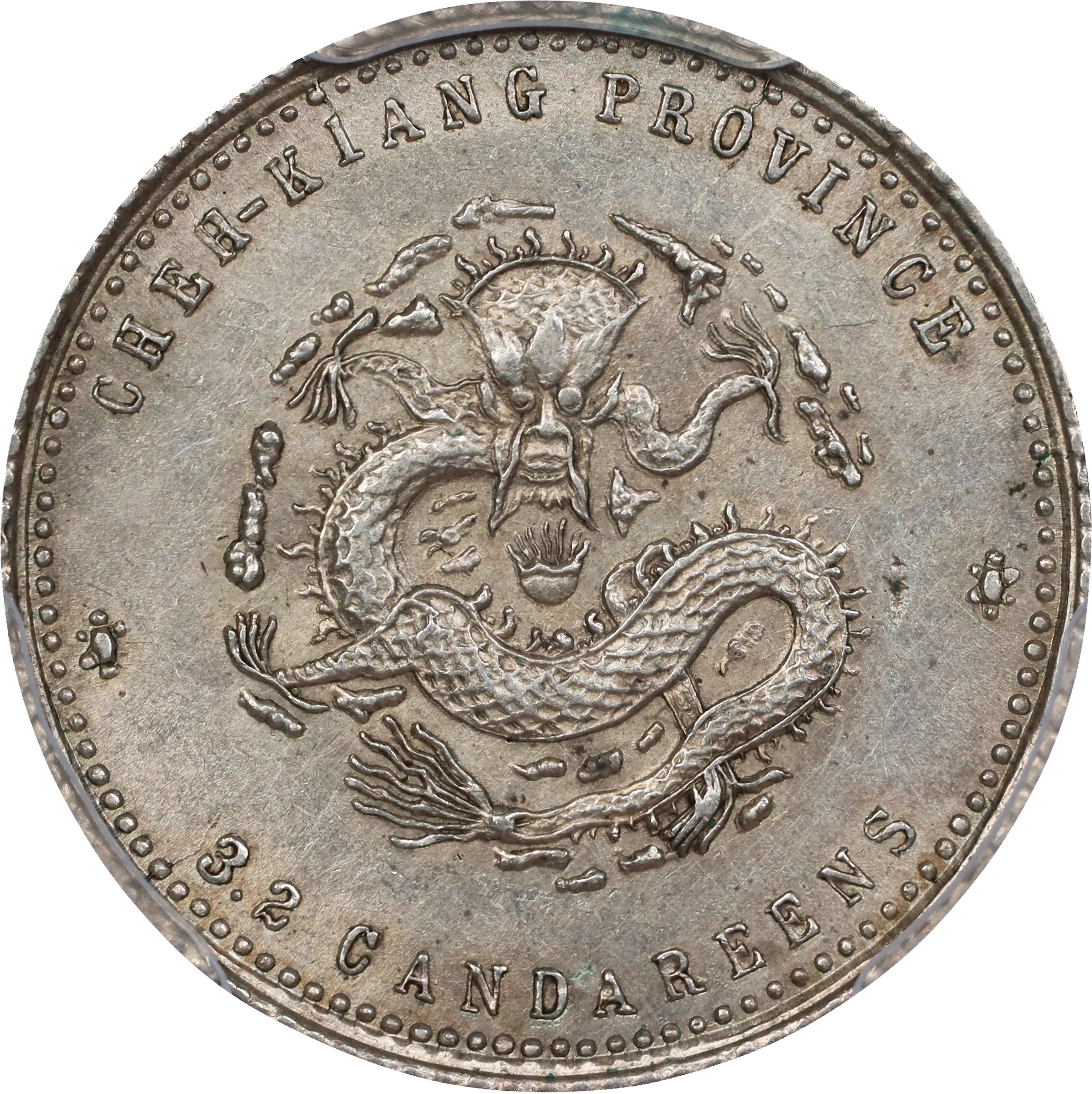 CHINA. Chekiang. 3.6 Candareens (5 Cents), ND (1898-99). Hangchow