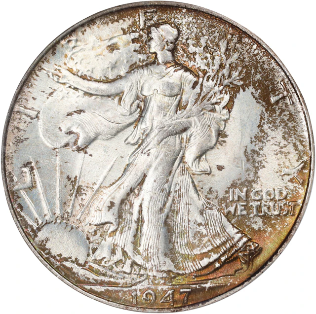 1947 Walking Liberty Half Dollar. MS-64 (PCGS). OGH Generation 3.0.
