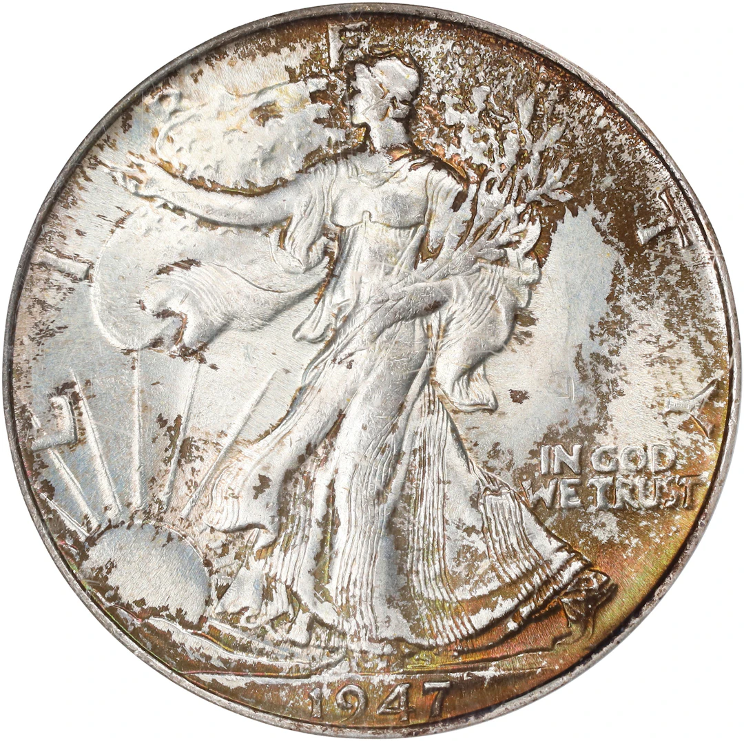 1947 Walking Liberty Half Dollar. MS-64 (PCGS). OGH Generation 3.0.