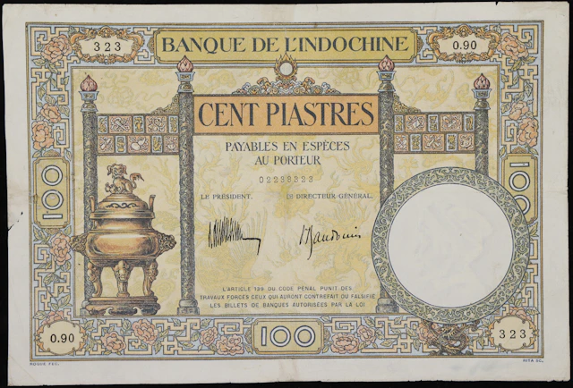 (t) FRENCH INDO-CHINA. Banque de l'Indochine. 100 Piastres, ND (1932-35).