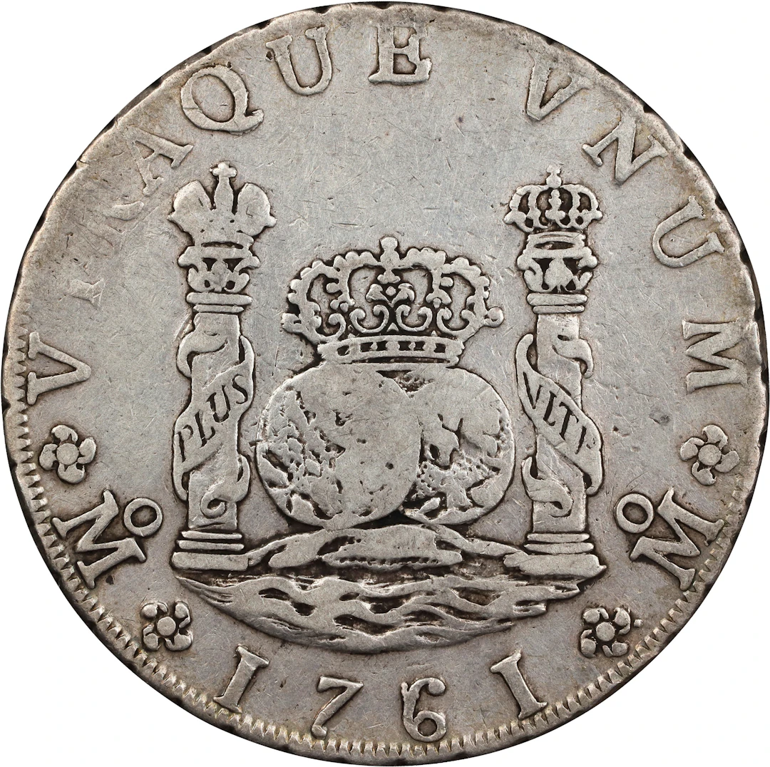 MEXICO. 8 Reales, 1761-Mo MM. Mexico City Mint. Charles III. FINE