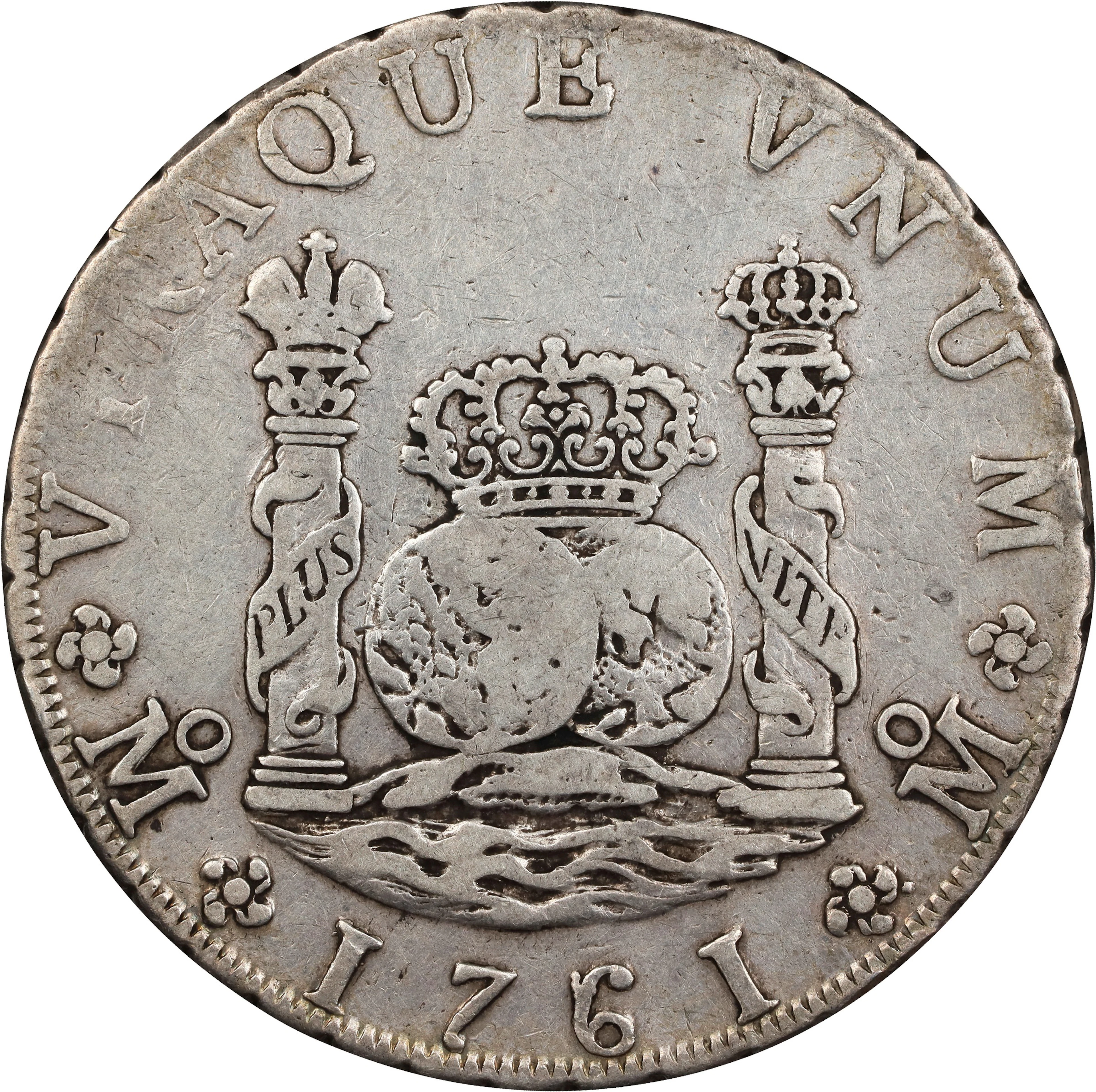 MEXICO. 8 Reales, 1761-Mo MM. Mexico City Mint. Charles III. FINE