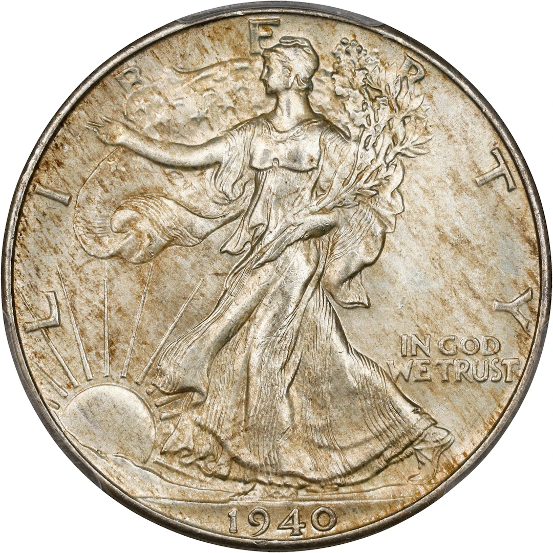 1940 Walking Liberty Half Dollar. MS-65 (PCGS).