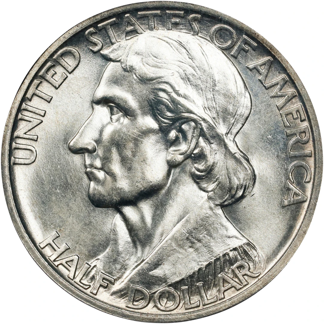 1937-D Boone Bicentennial. MS-64 (PCGS).