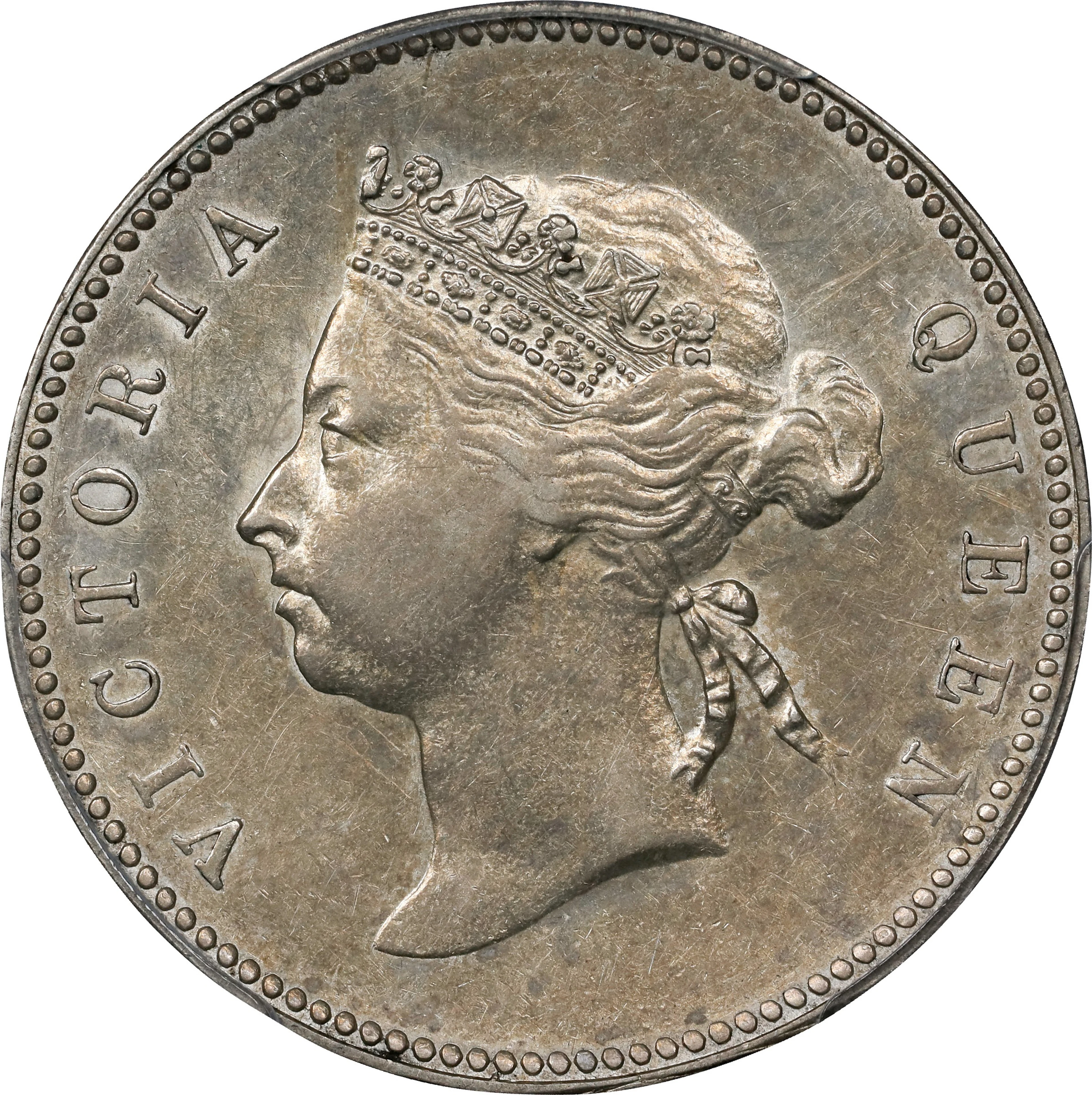 (t) HONG KONG (SAR). 50 Cents, 1894. London Mint. Victoria. PCGS Genuine--Scratc