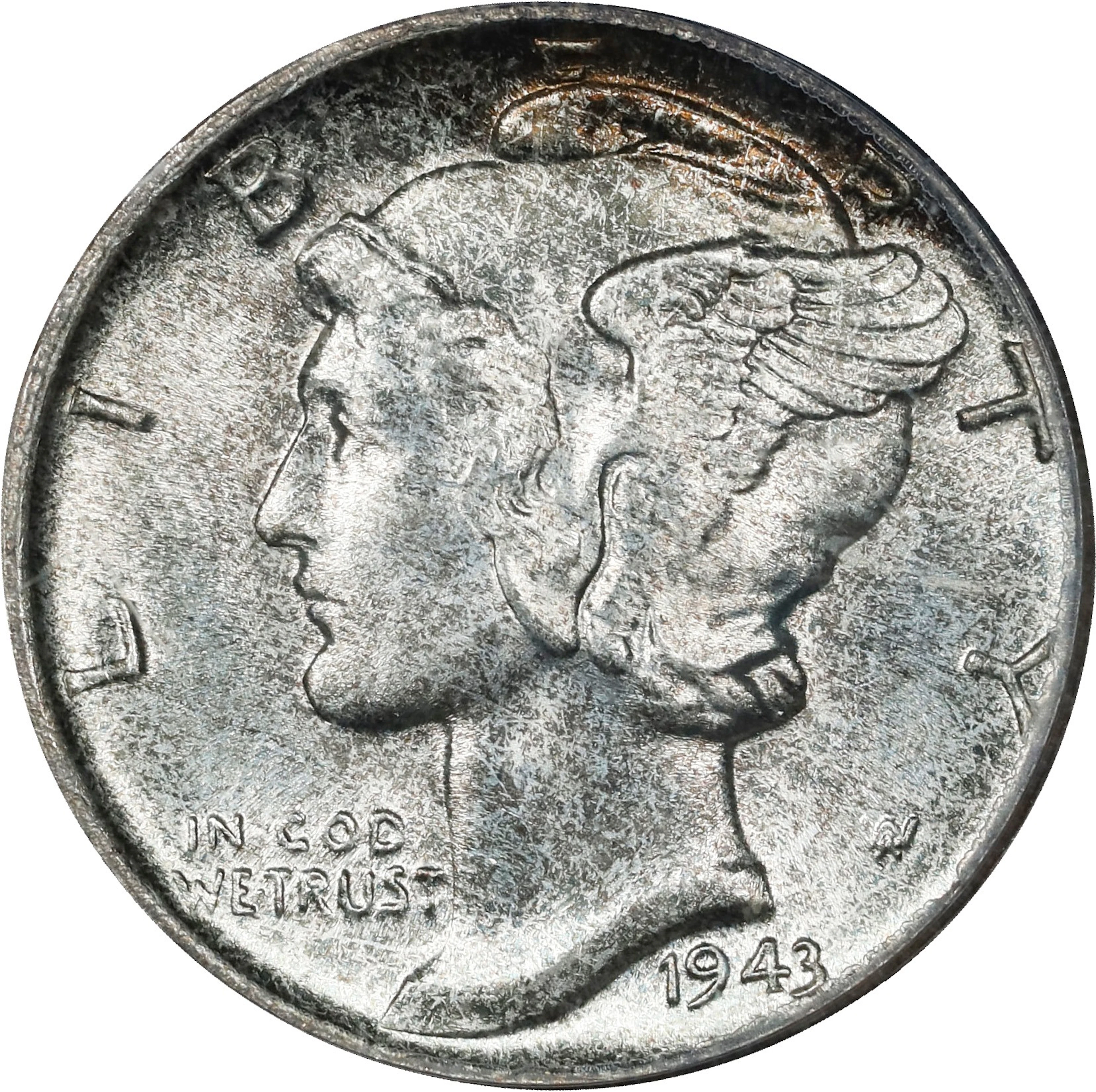 1943-S Mercury Dime. MS-67 FB (PCGS). CAC.