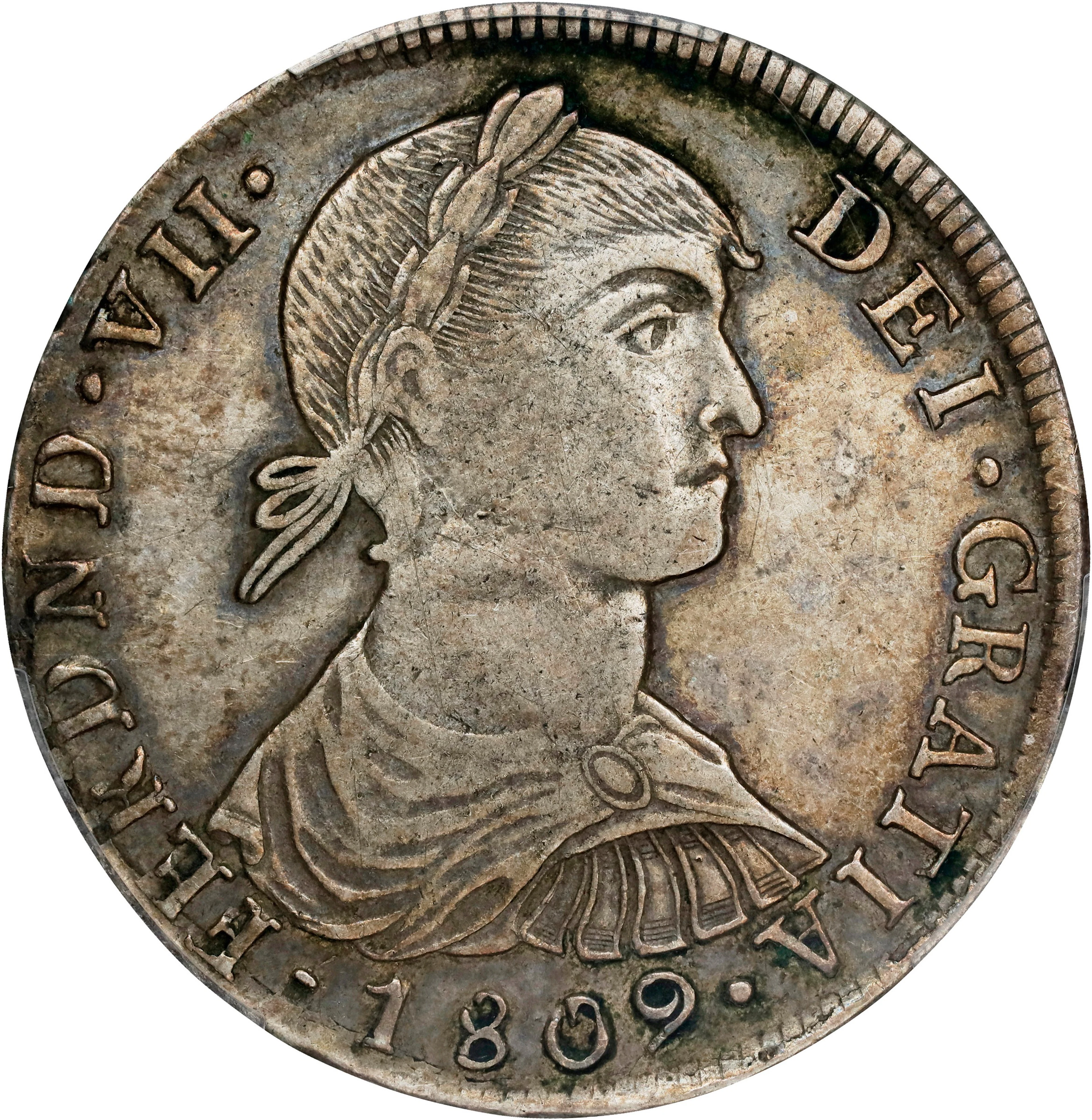 PERU. 8 Reales, 1809-LIMAE JP. Lima Mint. Ferdinand VII. PCGS EF-40.