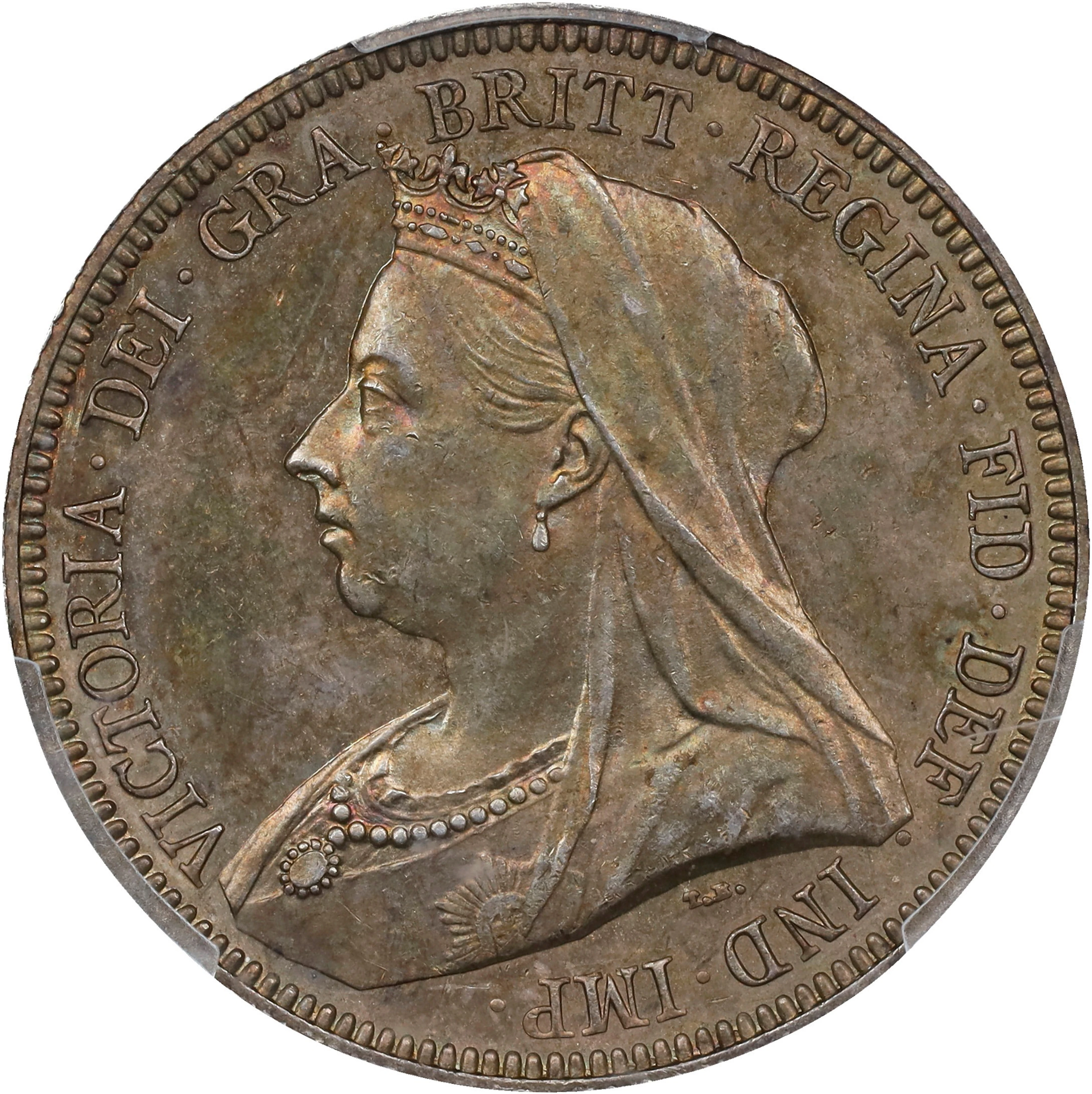 GREAT BRITAIN. Shilling, 1893. London Mint. Victoria. PCGS MS-64.