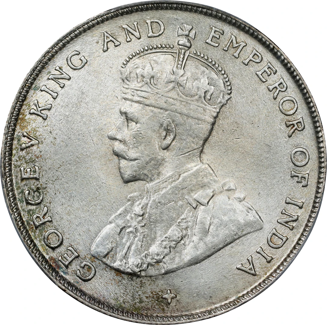 STRAITS SETTLEMENTS. Dollar, 1920. Bombay Mint. George V. PCGS MS-64.