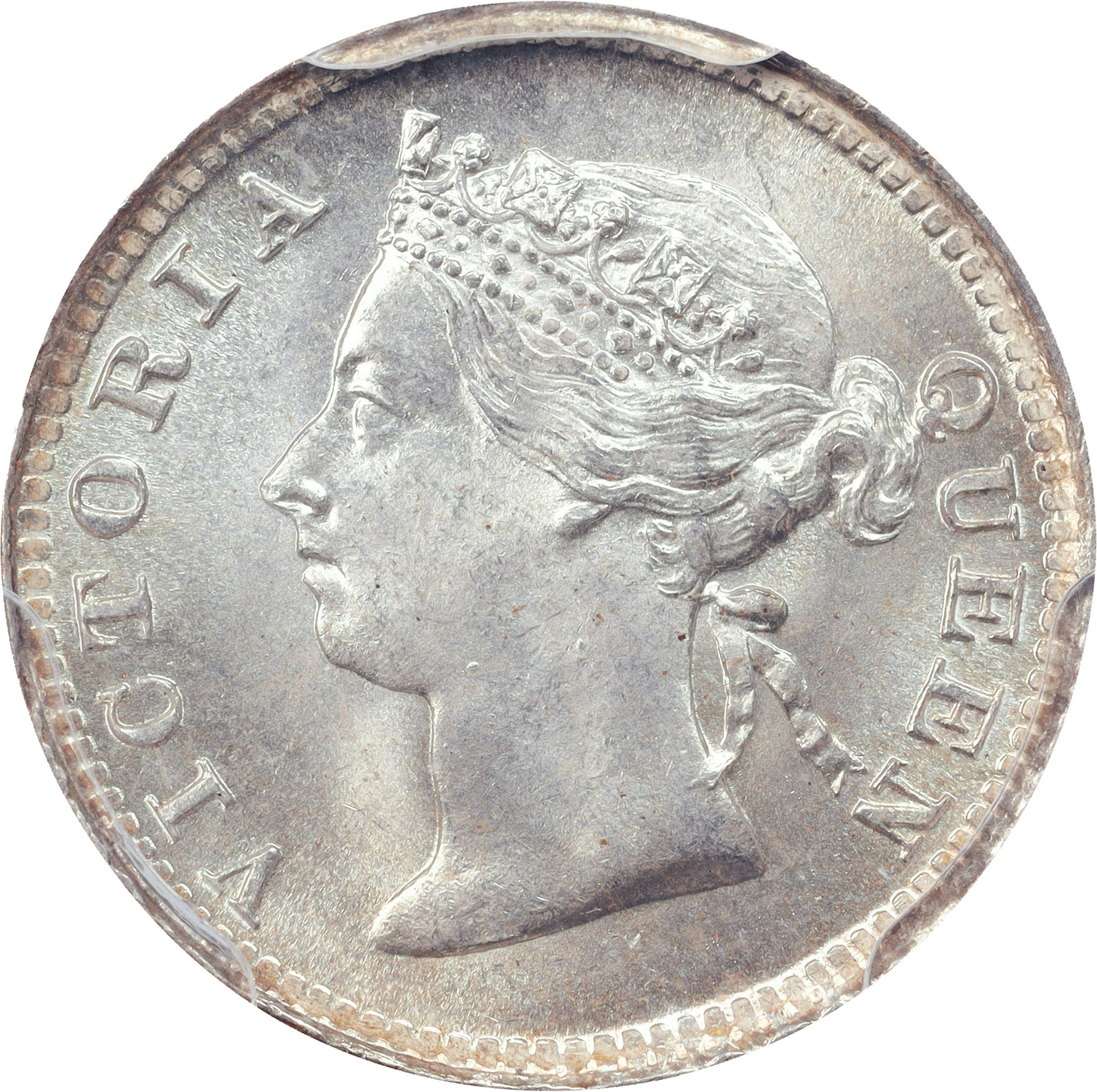 (t) HONG KONG (SAR). 5 Cents, 1894. London Mint. Victoria. PCGS MS-66.