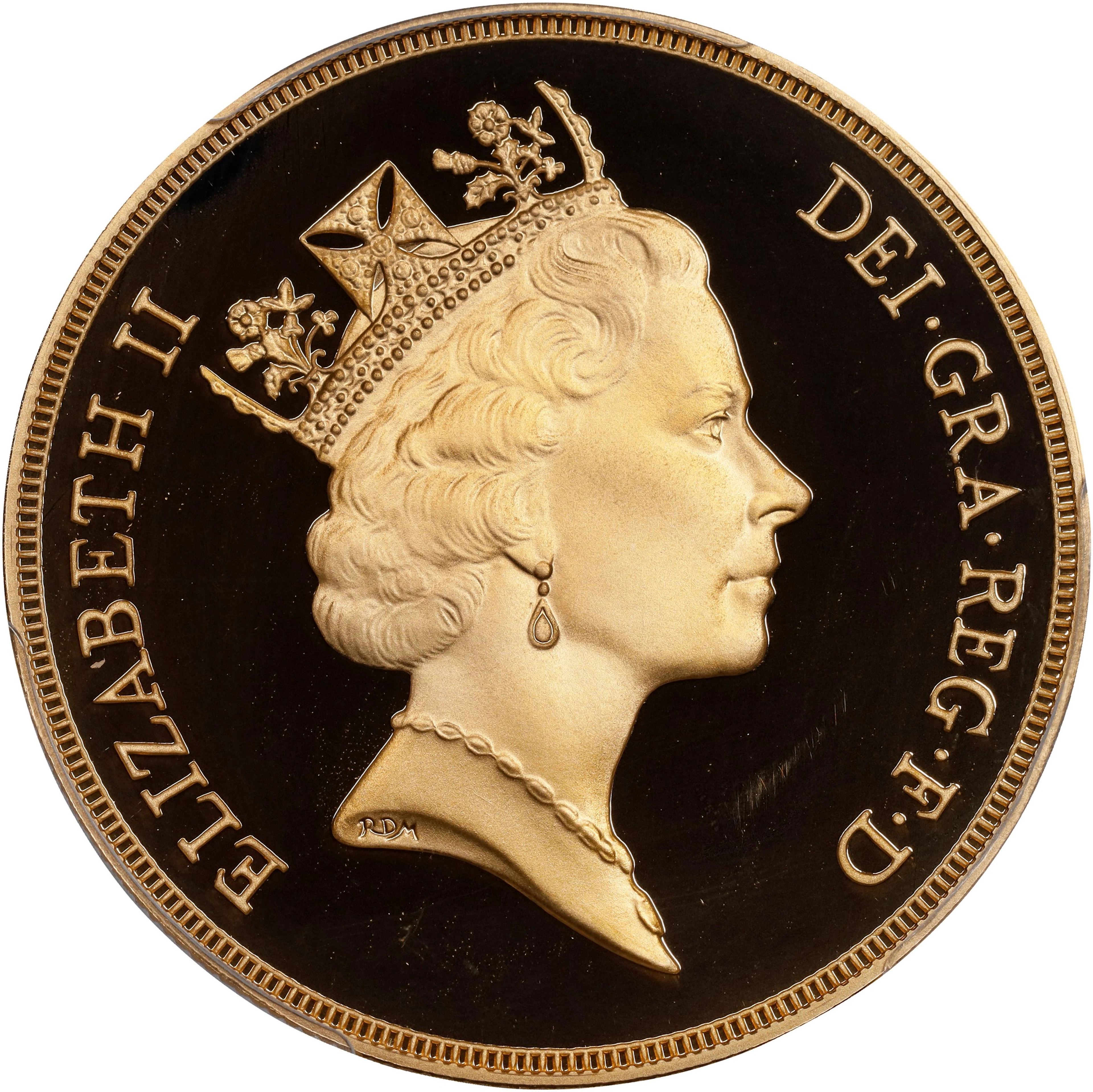 GREAT BRITAIN. 5 Pounds, 1995. Llantrisant Mint. Elizabeth II. PCGS