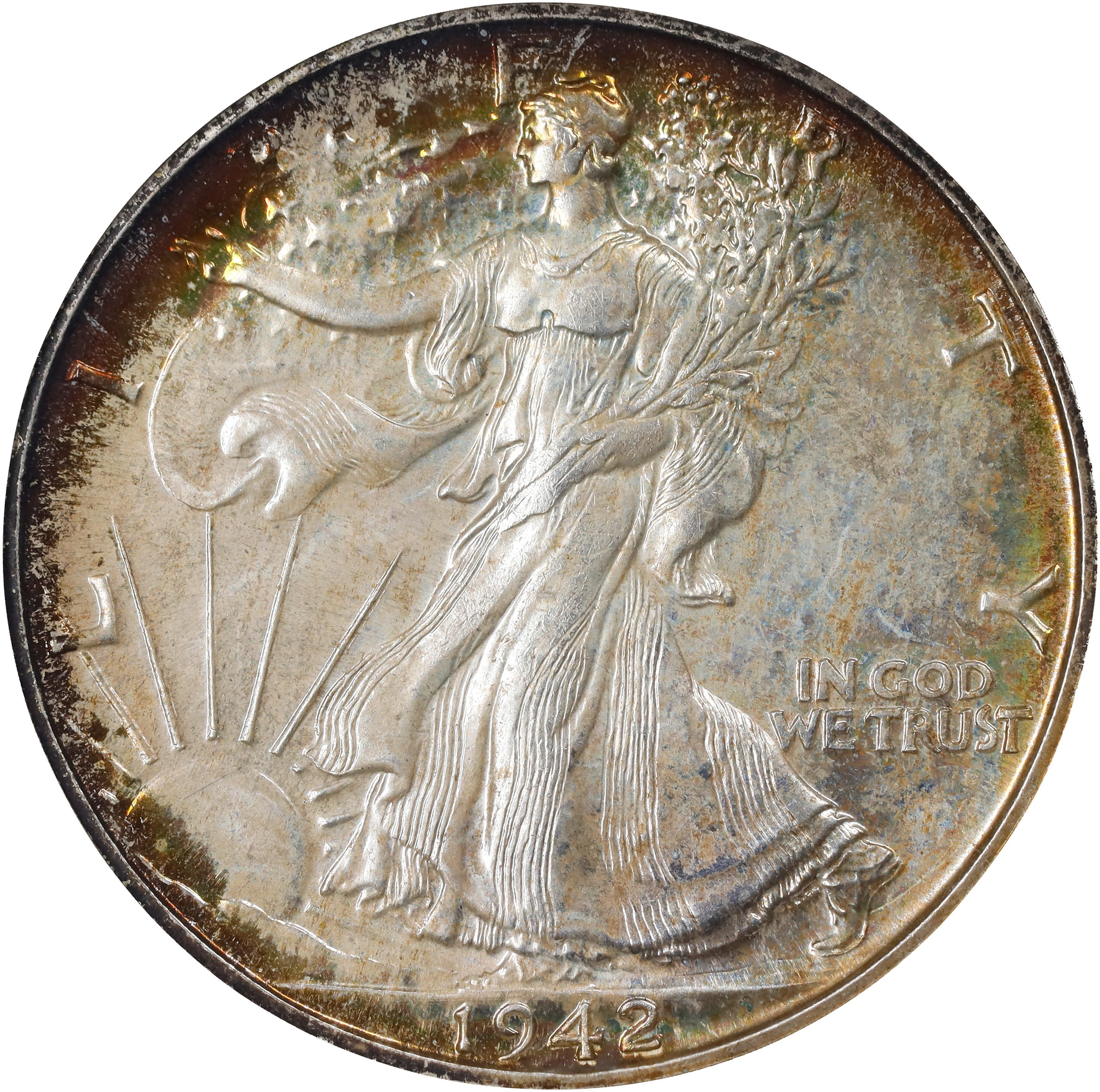 1942 Walking Liberty Half Dollar. Proof-67 (NGC).