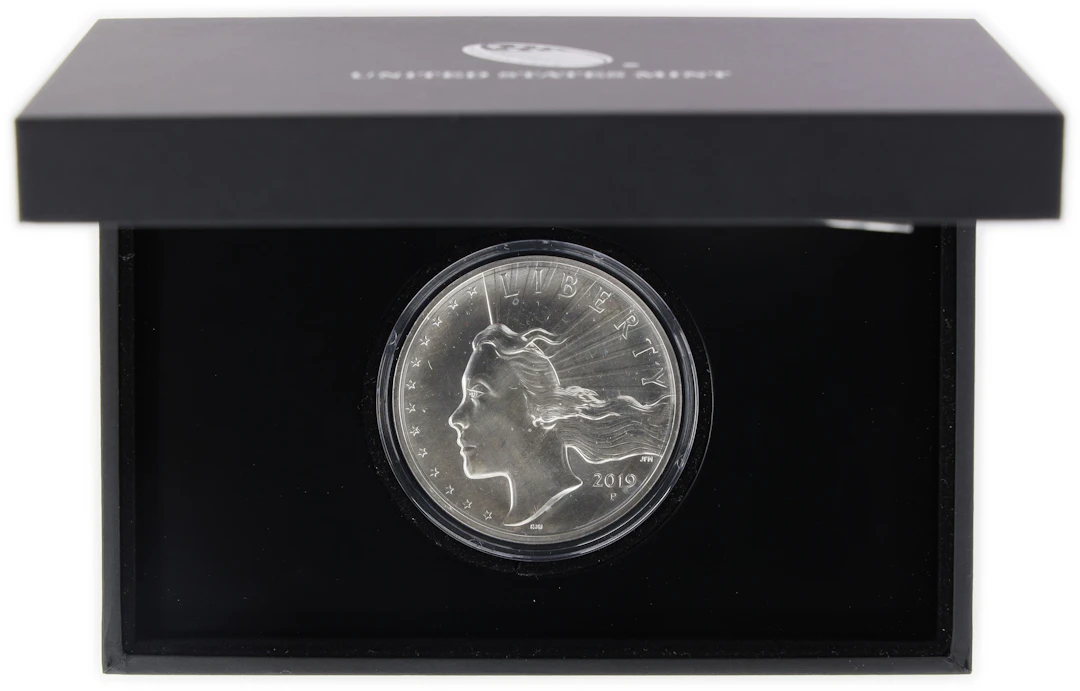 (2.5 oz, 77.76 g ASW). 2019-P American Liberty High Relief Silver Medal.