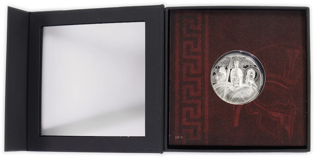 (1 oz, 31.104 g ASW). Cook Islands. 2023 Sparta 1 oz Silver $5. Ultra-High