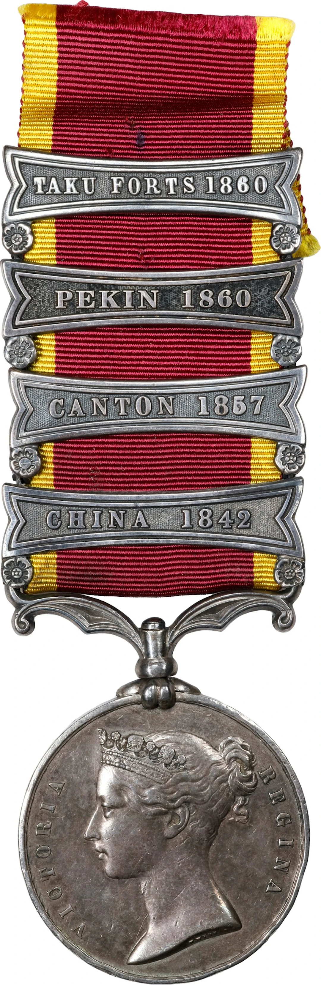 CHINA. China - Great Britain. Second China War Silver Medal, ND (Instituted