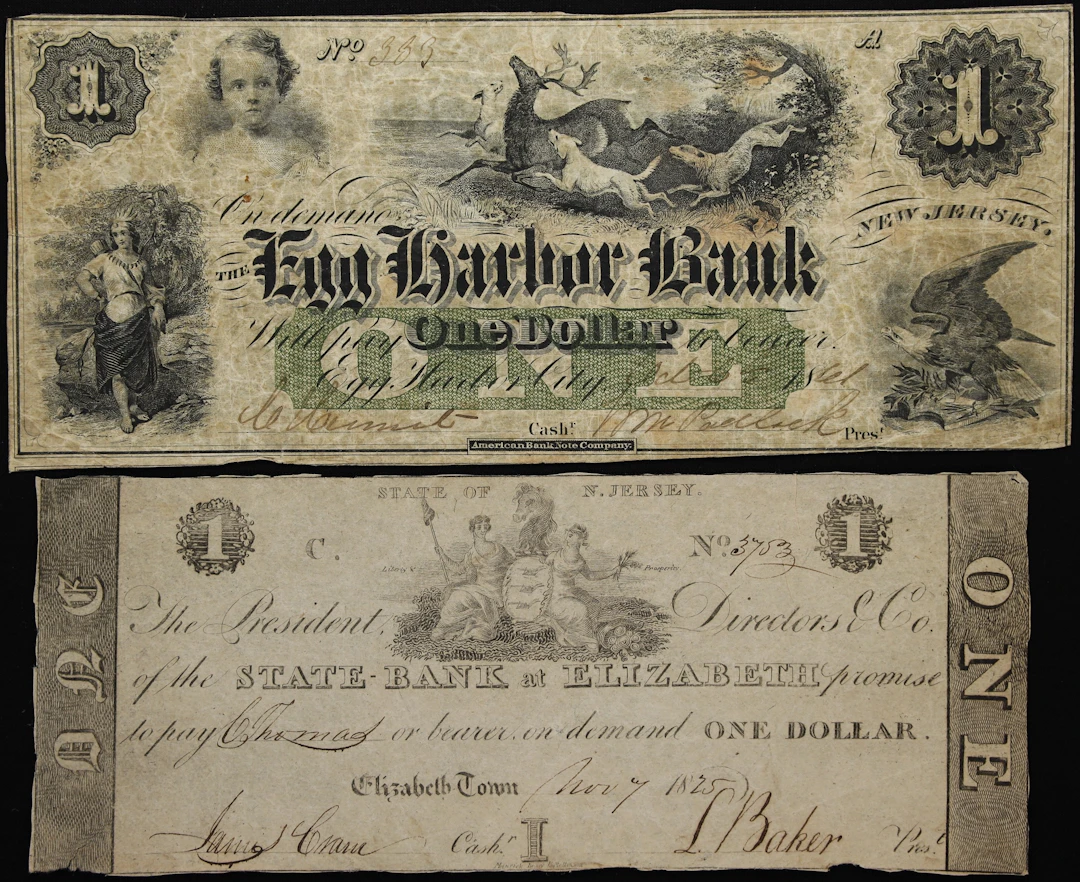 Lot of (2) Egg Harbor City & Elizabeth Town, New Jersey. Egg Harbor