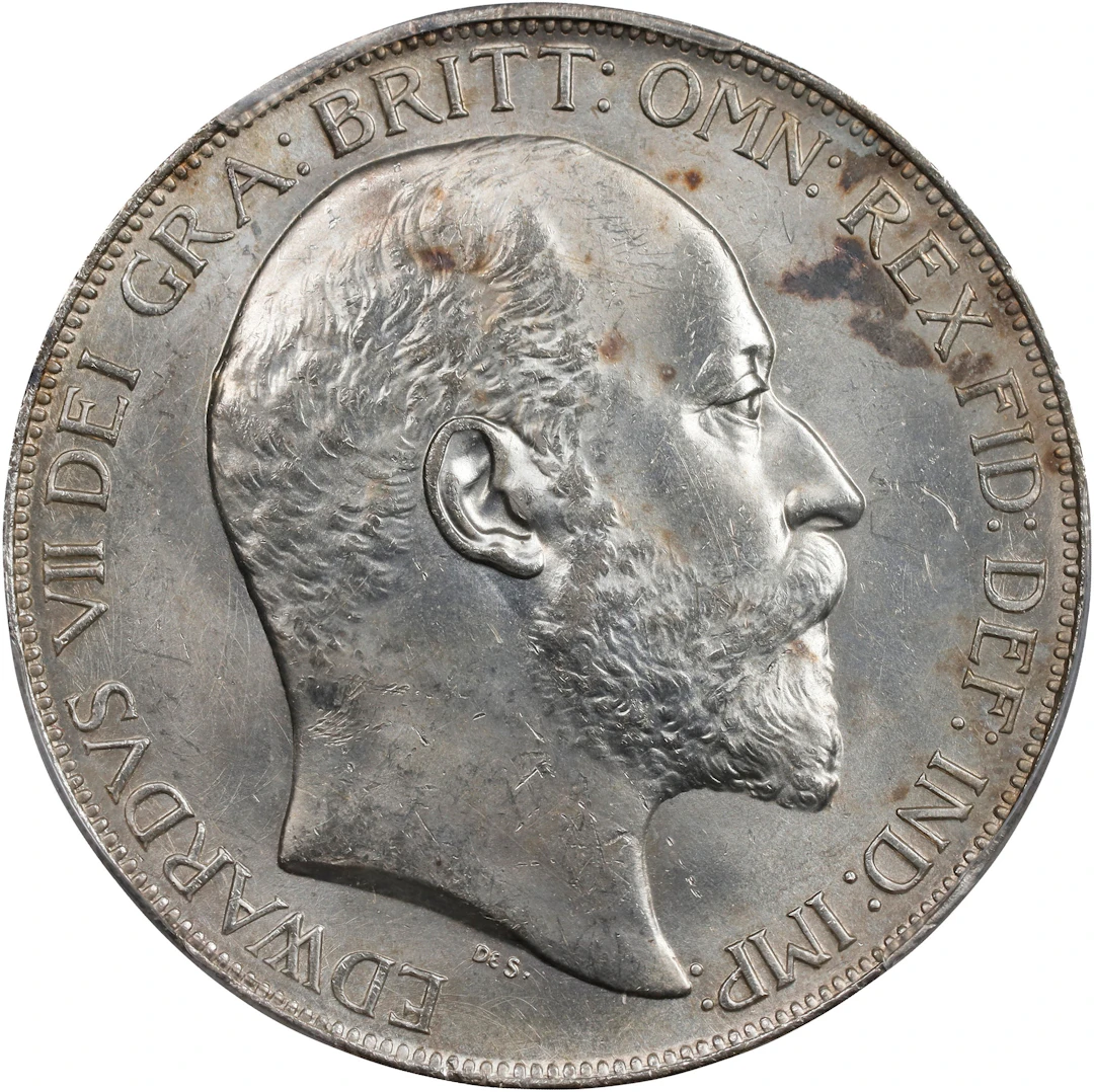 GREAT BRITAIN. Crown, 1902. London Mint. Edward VII. PCGS MS-63.