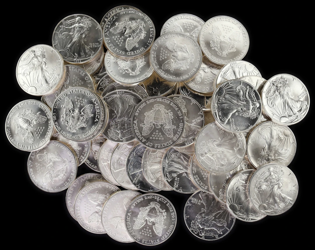 (53 oz, 1648.512 g ASW). Lot of (53) Mixed Date American Silver Eagles.