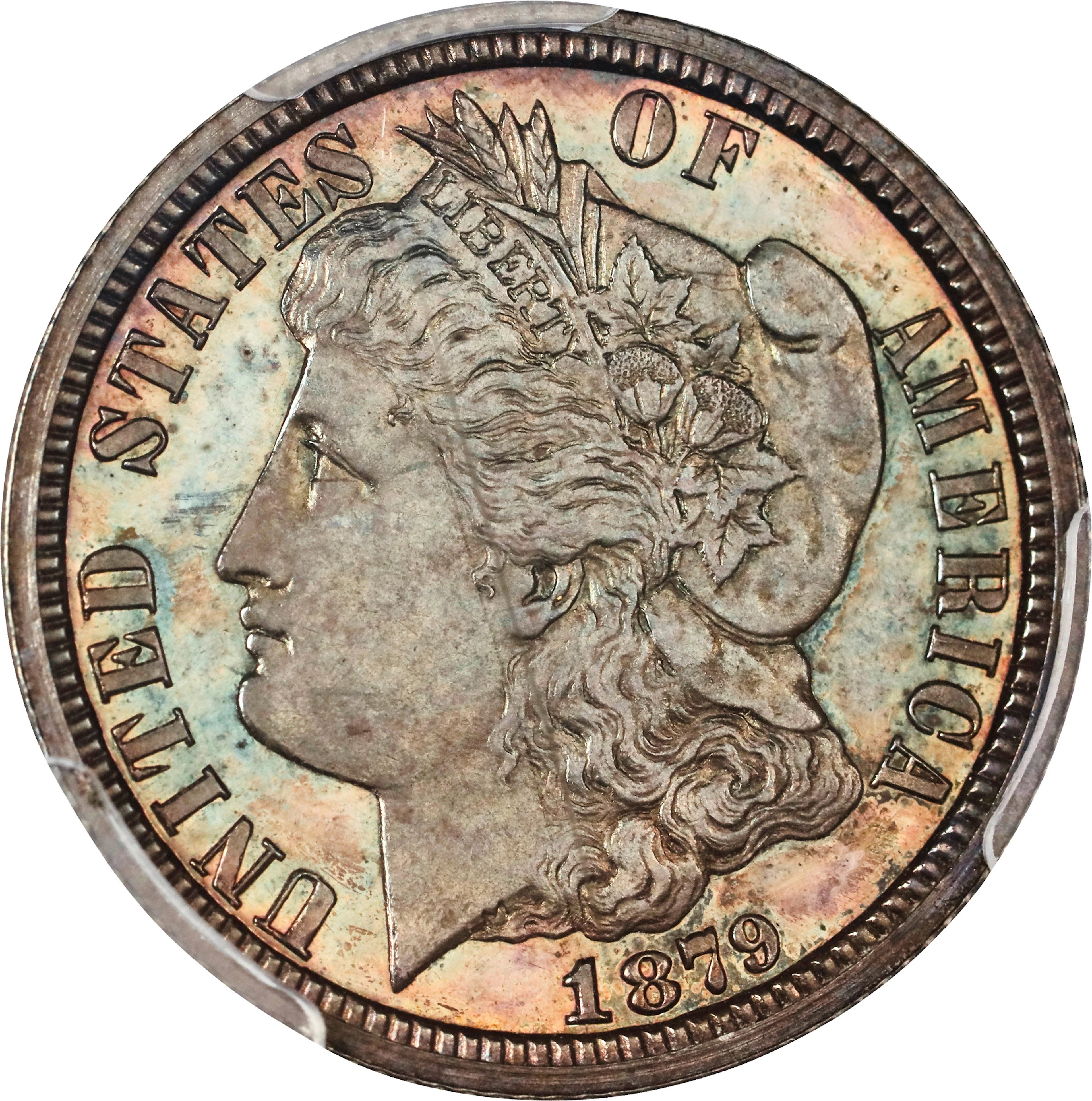 1879 Pattern Morgan Dime. Judd-1588, Pollock-1781. Rarity-6+. Silver.