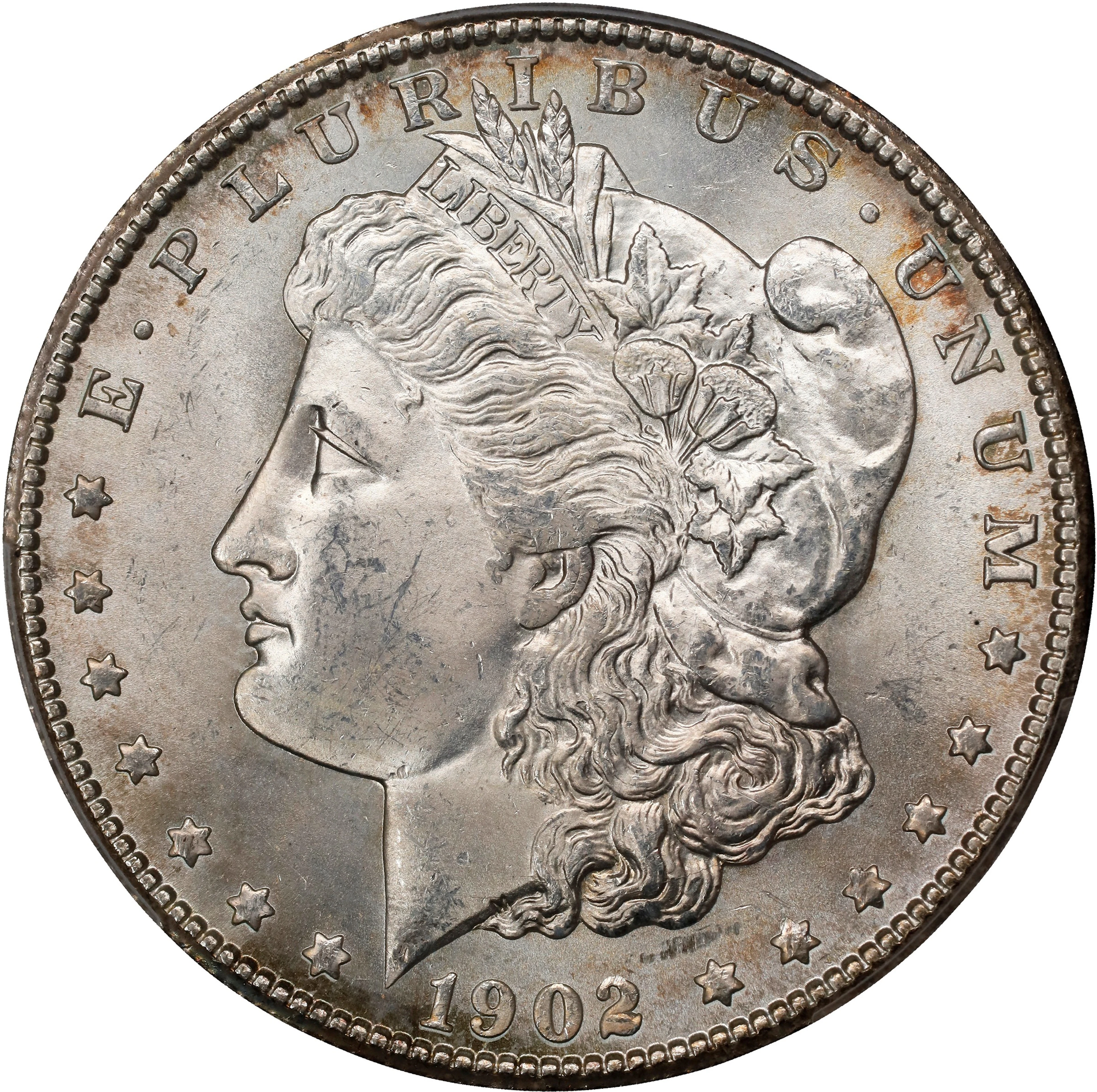 1902-S Morgan Silver Dollar. MS-64 (PCGS).