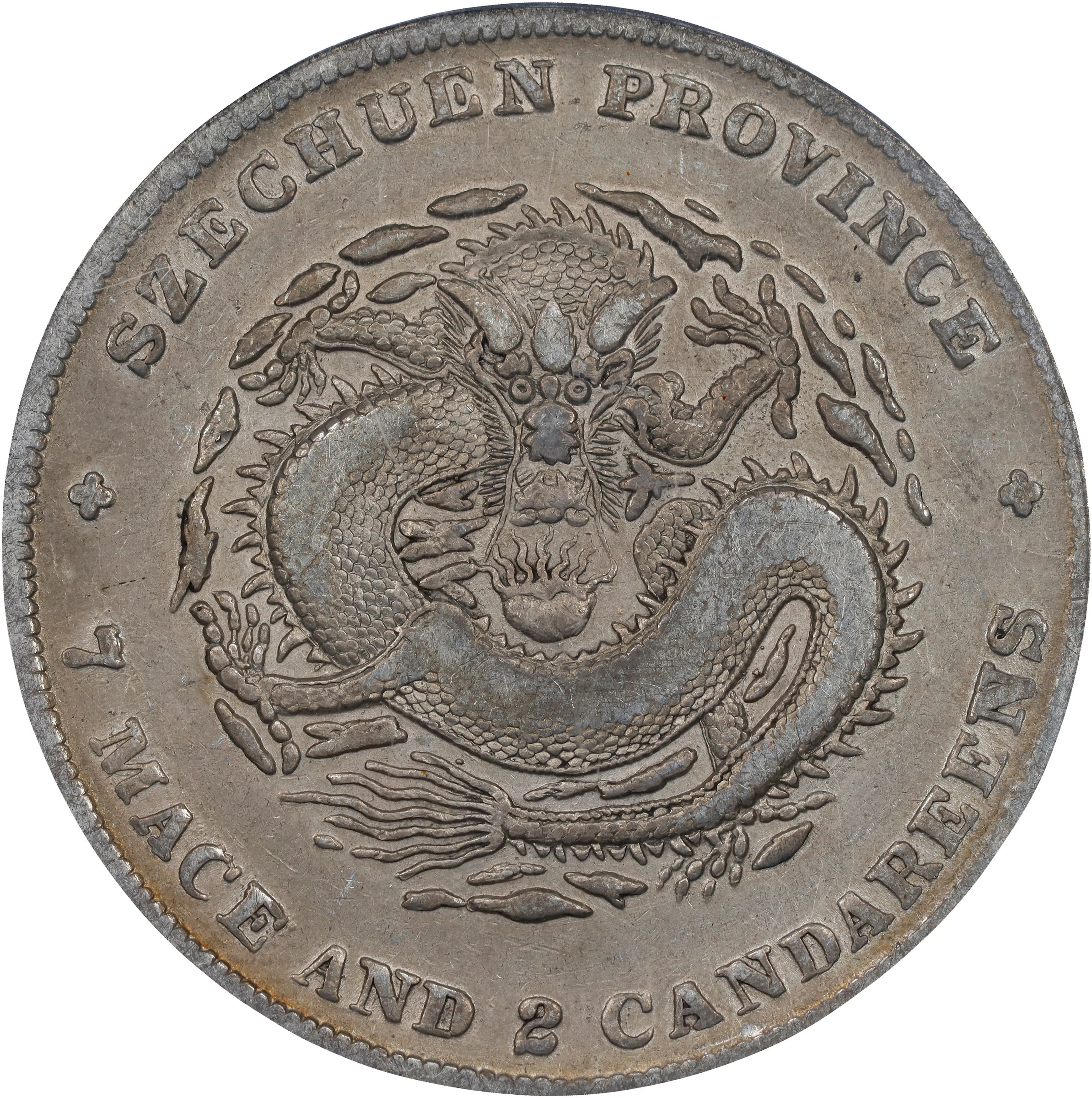 (t) CHINA. Szechuan. 7 Mace 2 Candareens (Dollar), ND (1901-08). Chengdu