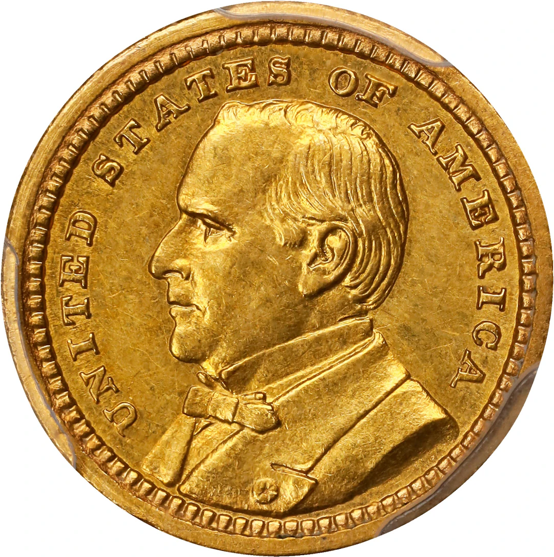 1903 Louisiana Purchase Exposition Gold Dollar. McKinley Portrait.