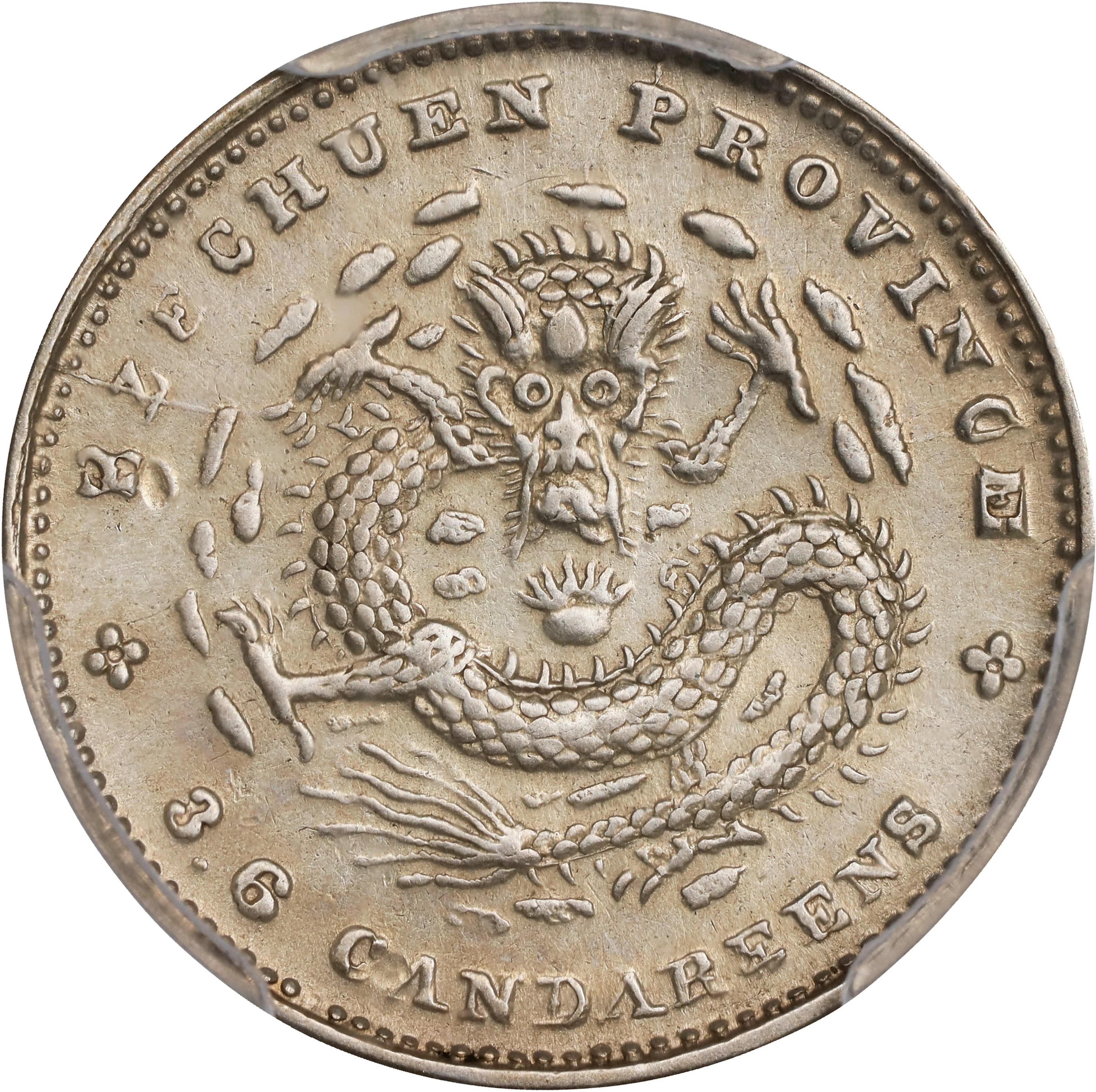 (t) CHINA. Szechuan. 3.6 Candareens (5 Cents), ND (1898-1908). Chengdu