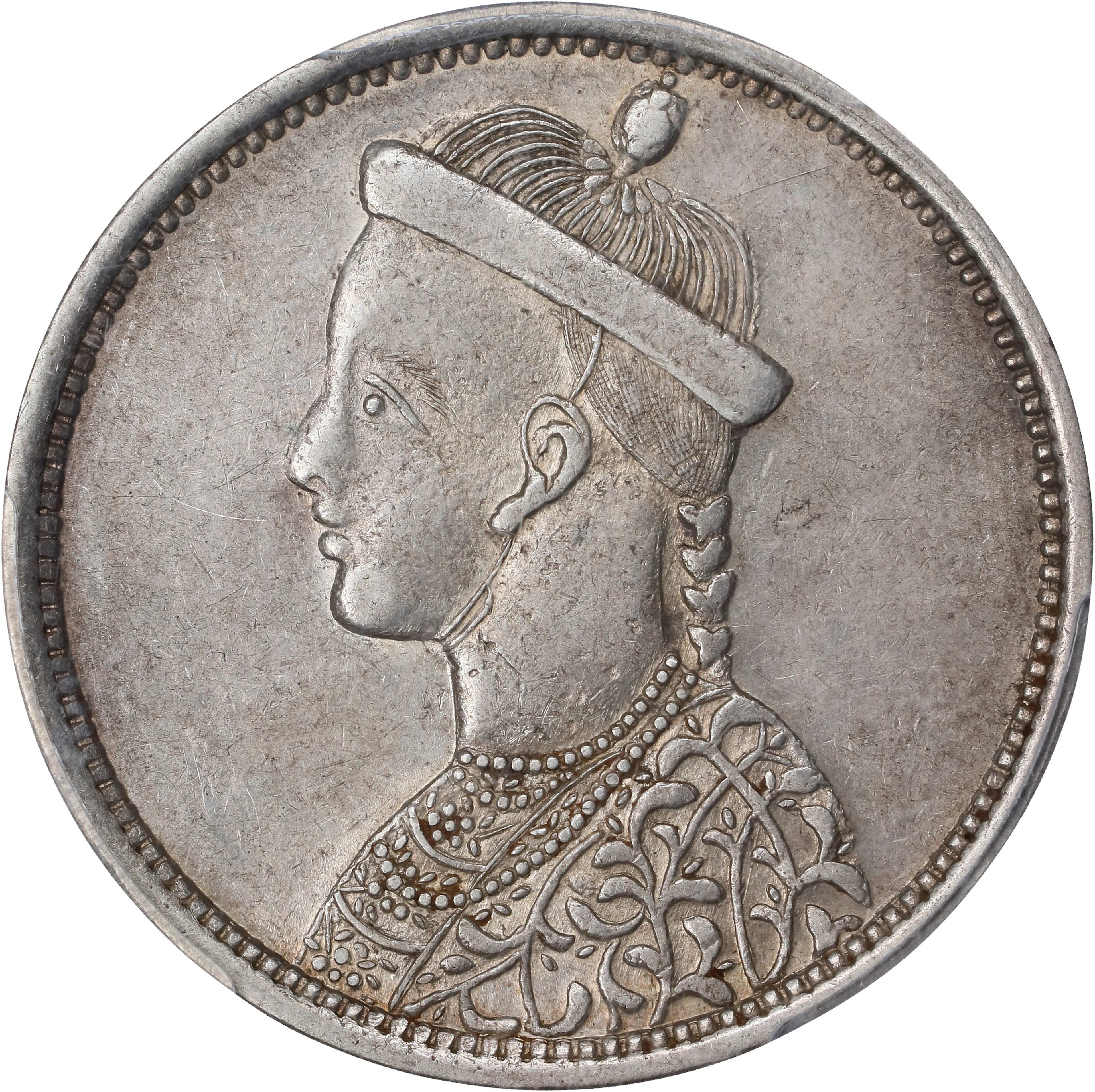 (t) CHINA. Szechuan-Tibet. Rupee, ND (1902-11). Chengdu Mint. PCGS AU-55.