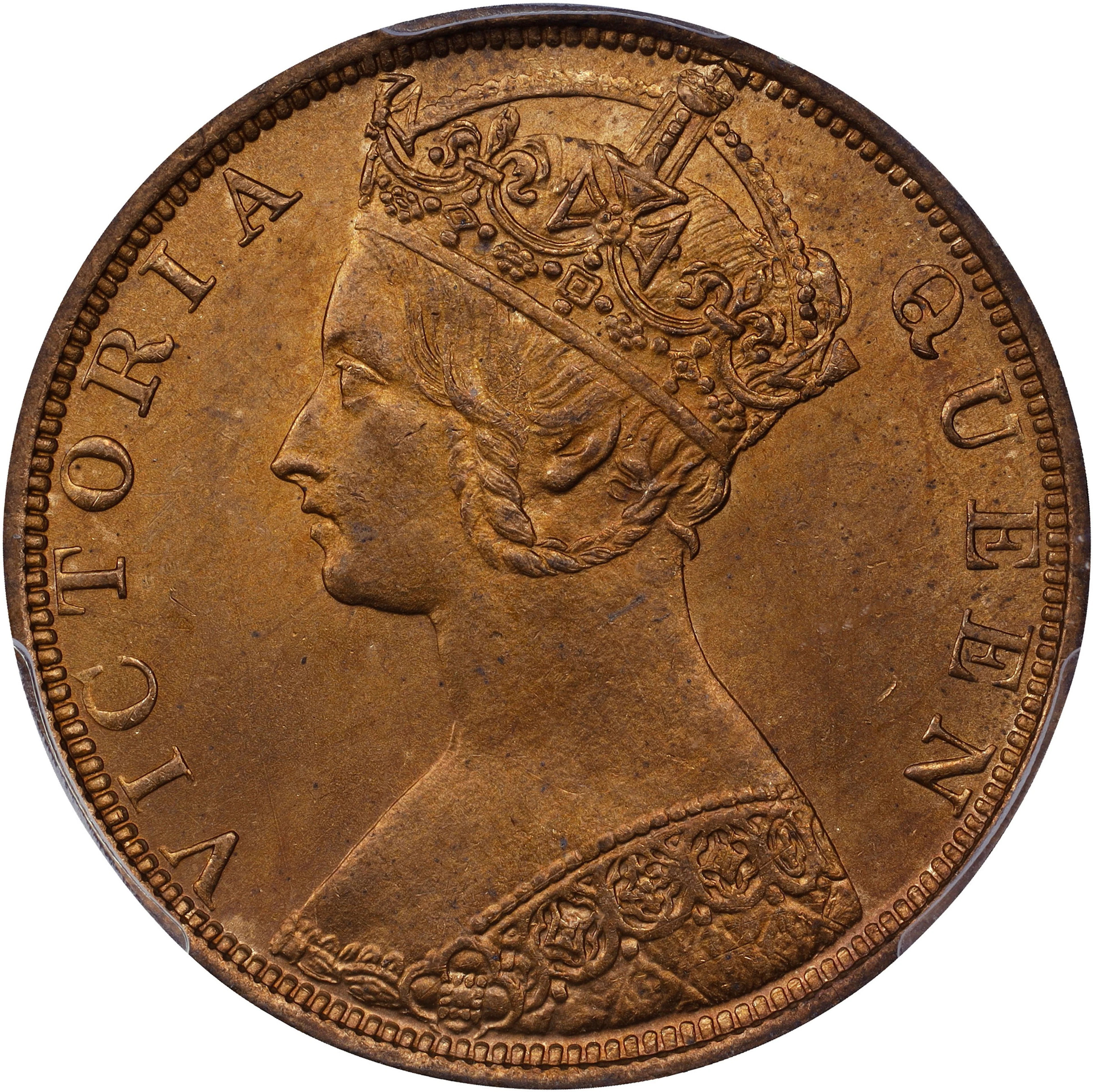 (t) HONG KONG (SAR). Cent, 1900-H. Birmingham (Heaton) Mint. Victoria.