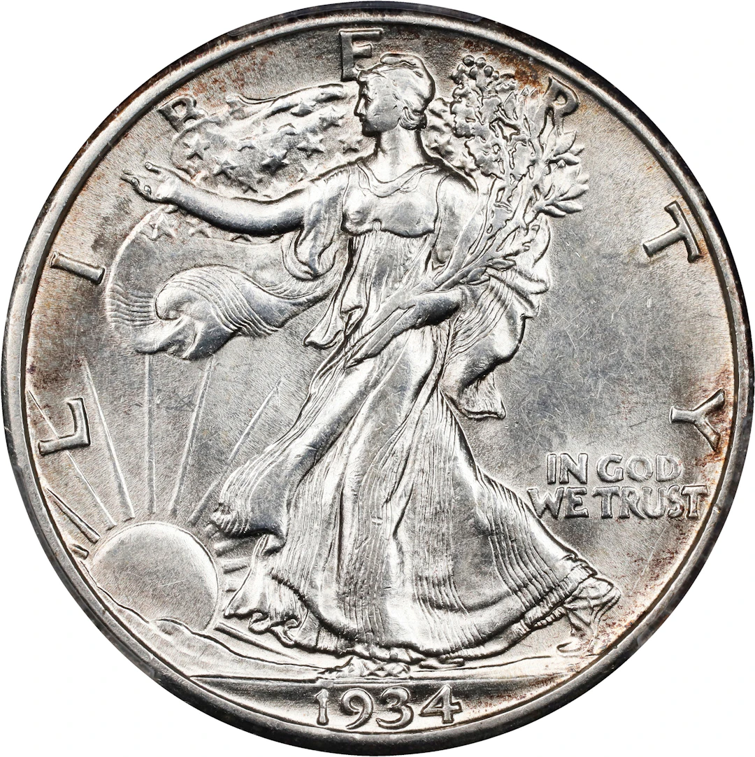 1934-S Walking Liberty Half Dollar. MS-62 (PCGS).