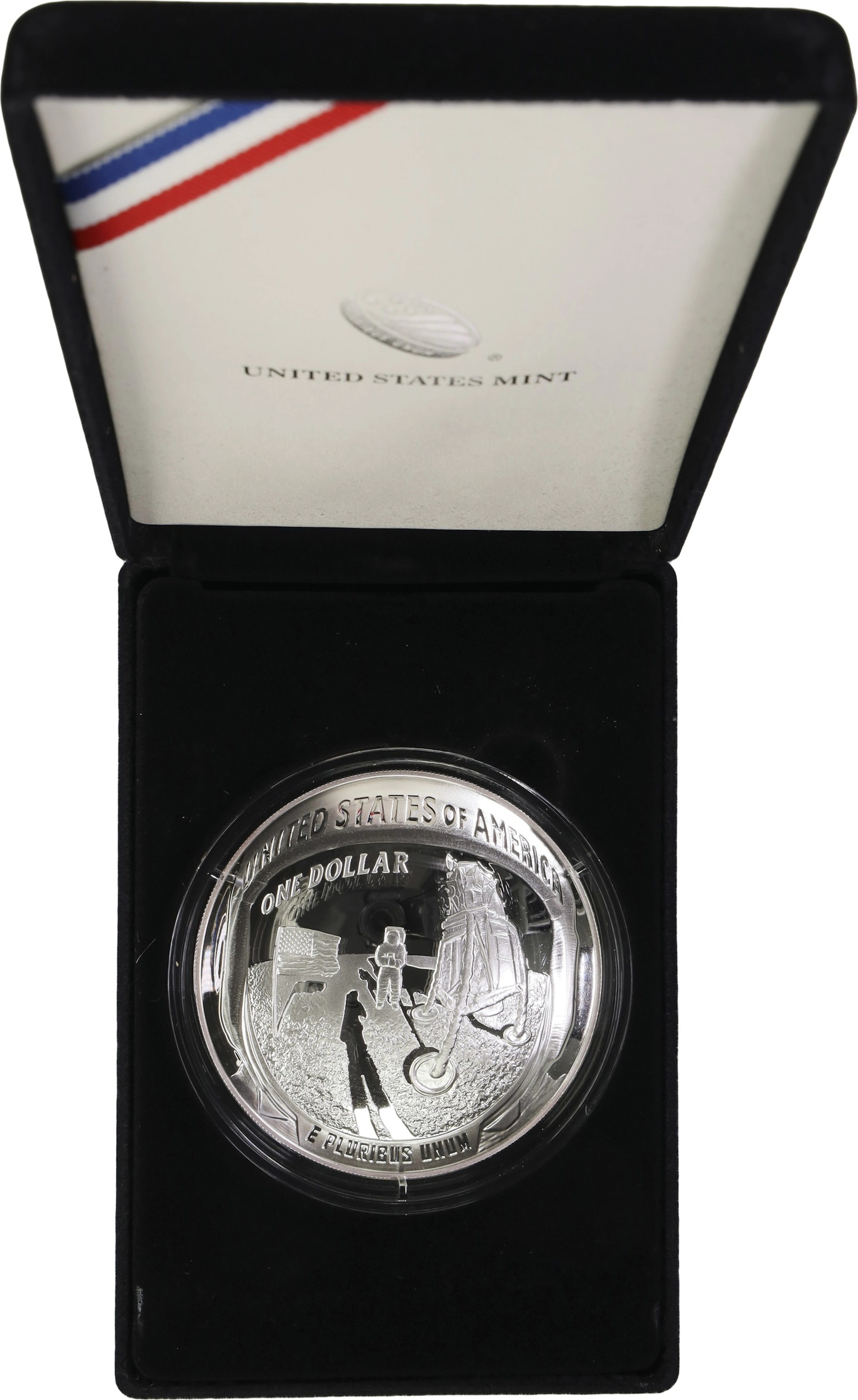 (5 oz, 155.52 g ASW). 2019-P Apollo 11 50th Anniversary 5 oz U.S.
