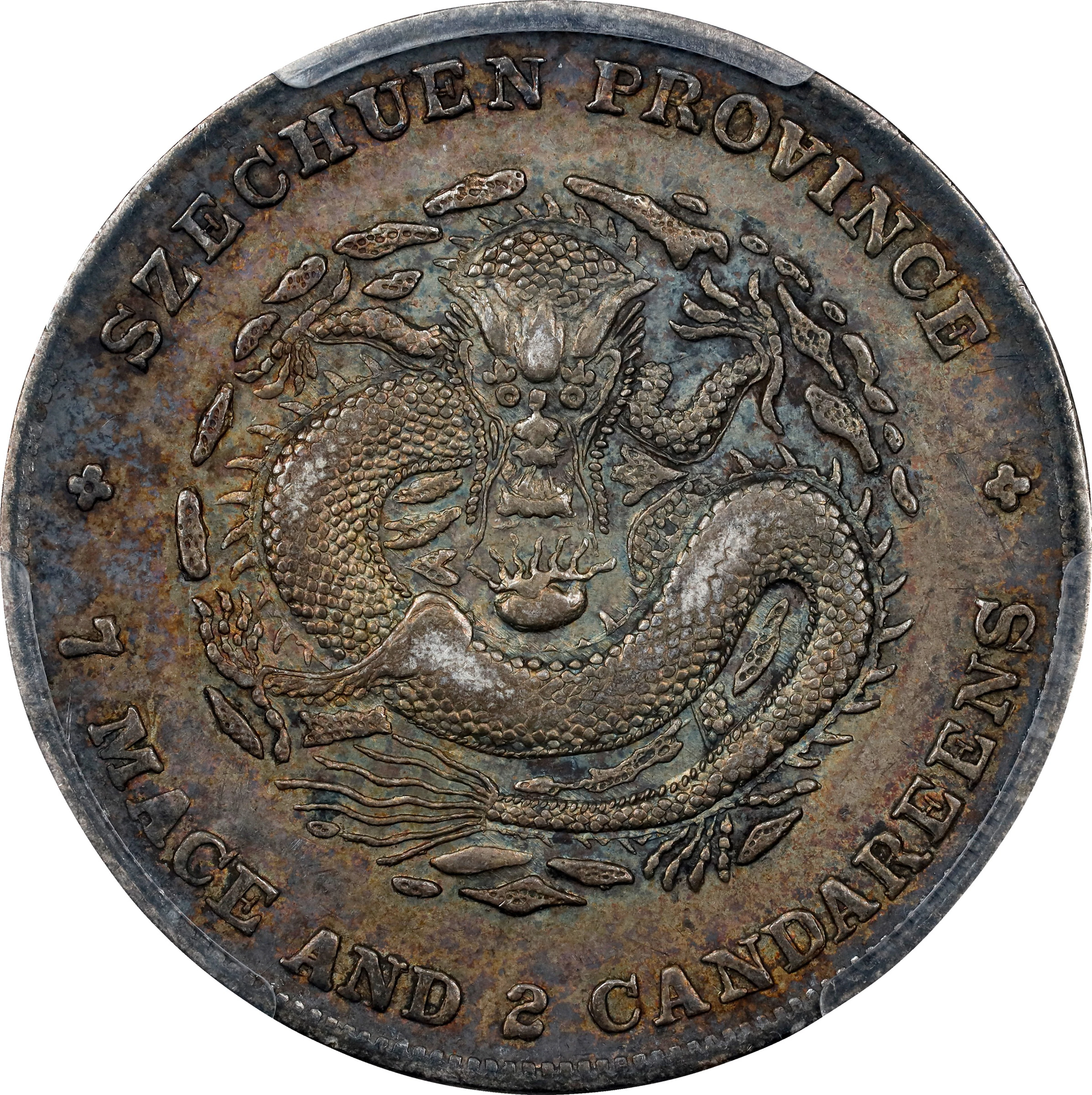 (t) CHINA. Szechuan. 7 Mace 2 Candareens (Dollar), ND (1901-08). Chengdu