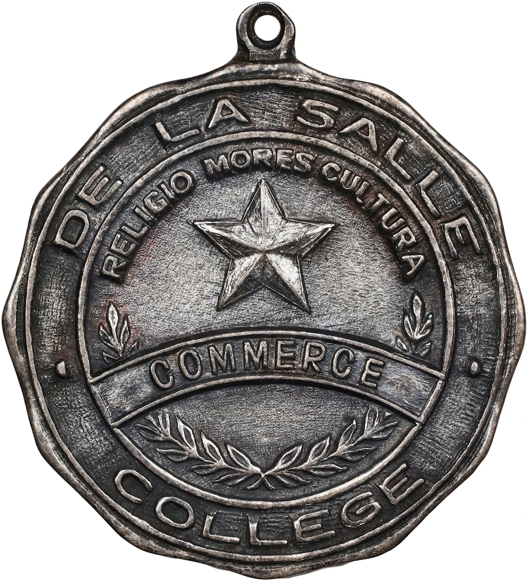 PHILIPPINES. De La Salle College Silver Medal. ABOUT UNCIRCULATED.