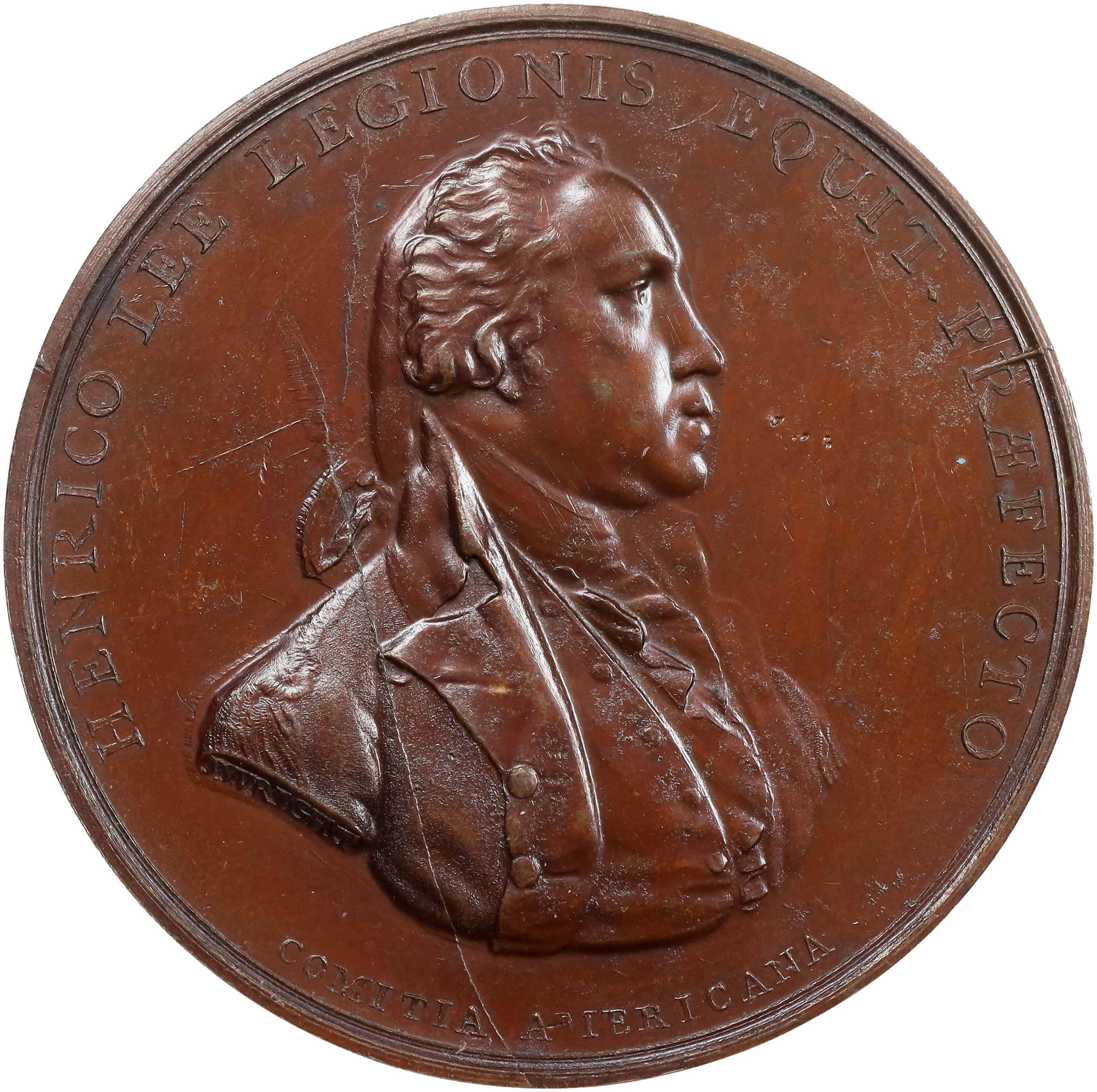 "1779" (post-1874) Henry Lee at Paulus Hook Medal. Original Obverse