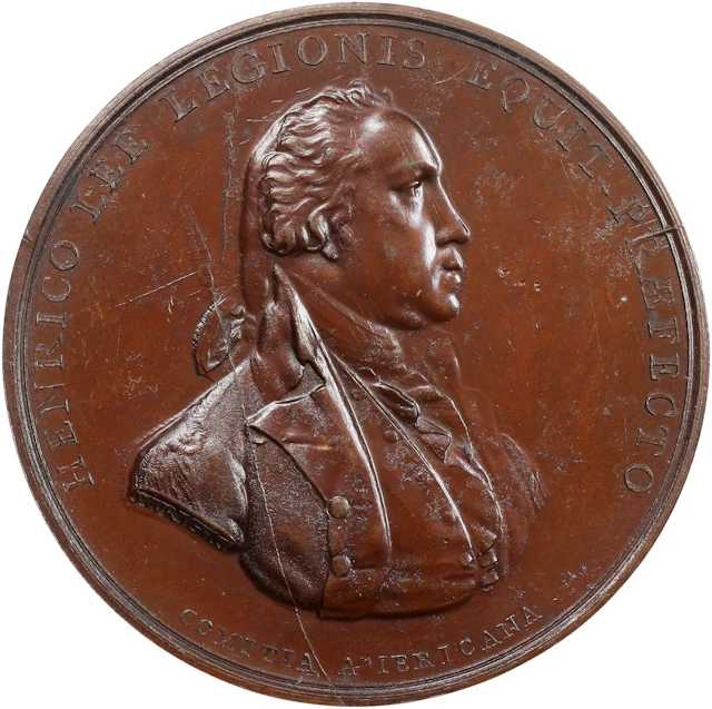 "1779" (post-1874) Henry Lee at Paulus Hook Medal. Original Obverse