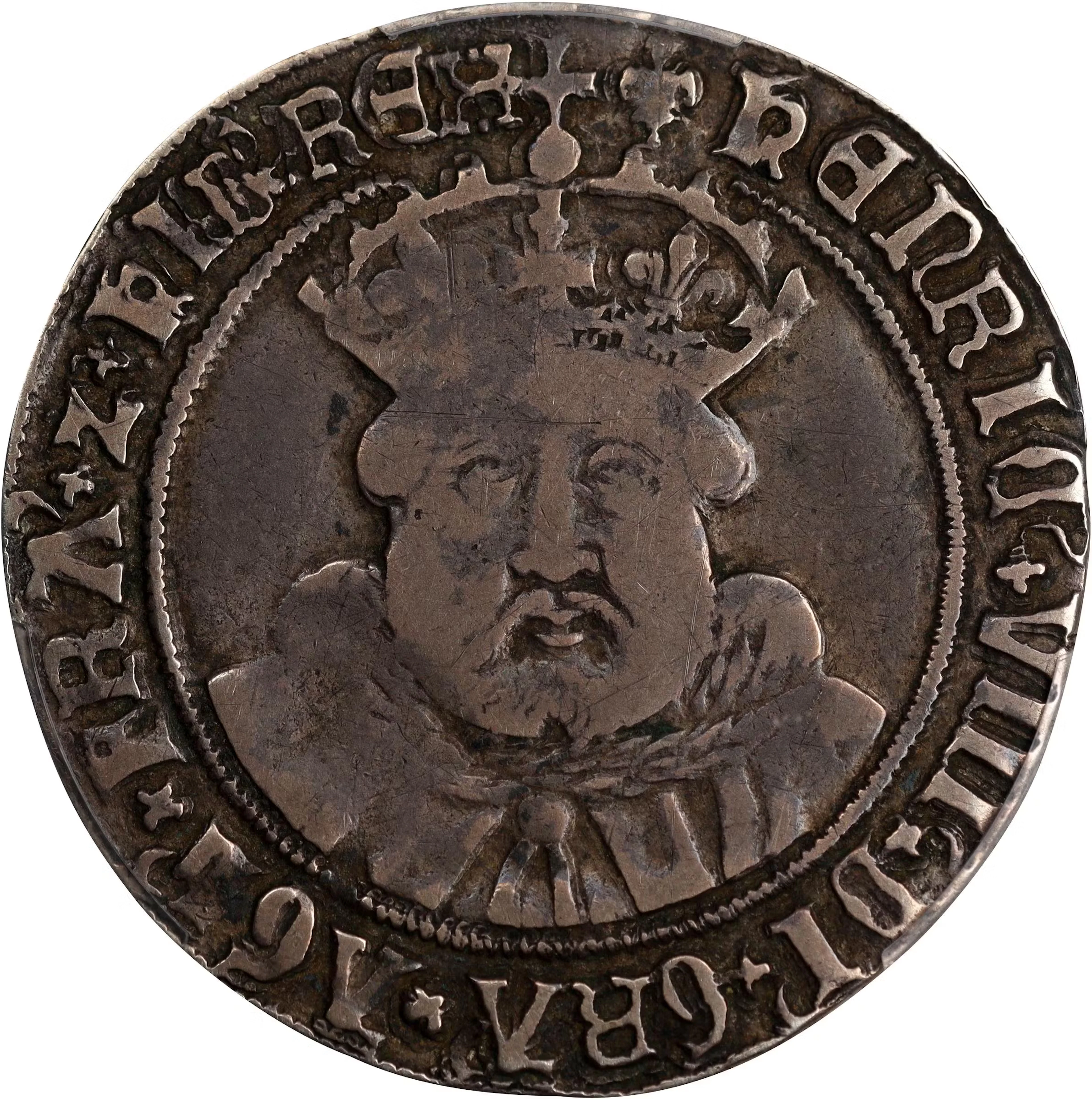 GREAT BRITAIN. Testoon, ND (1544-47). London Mint; mm: Lis. Henry
