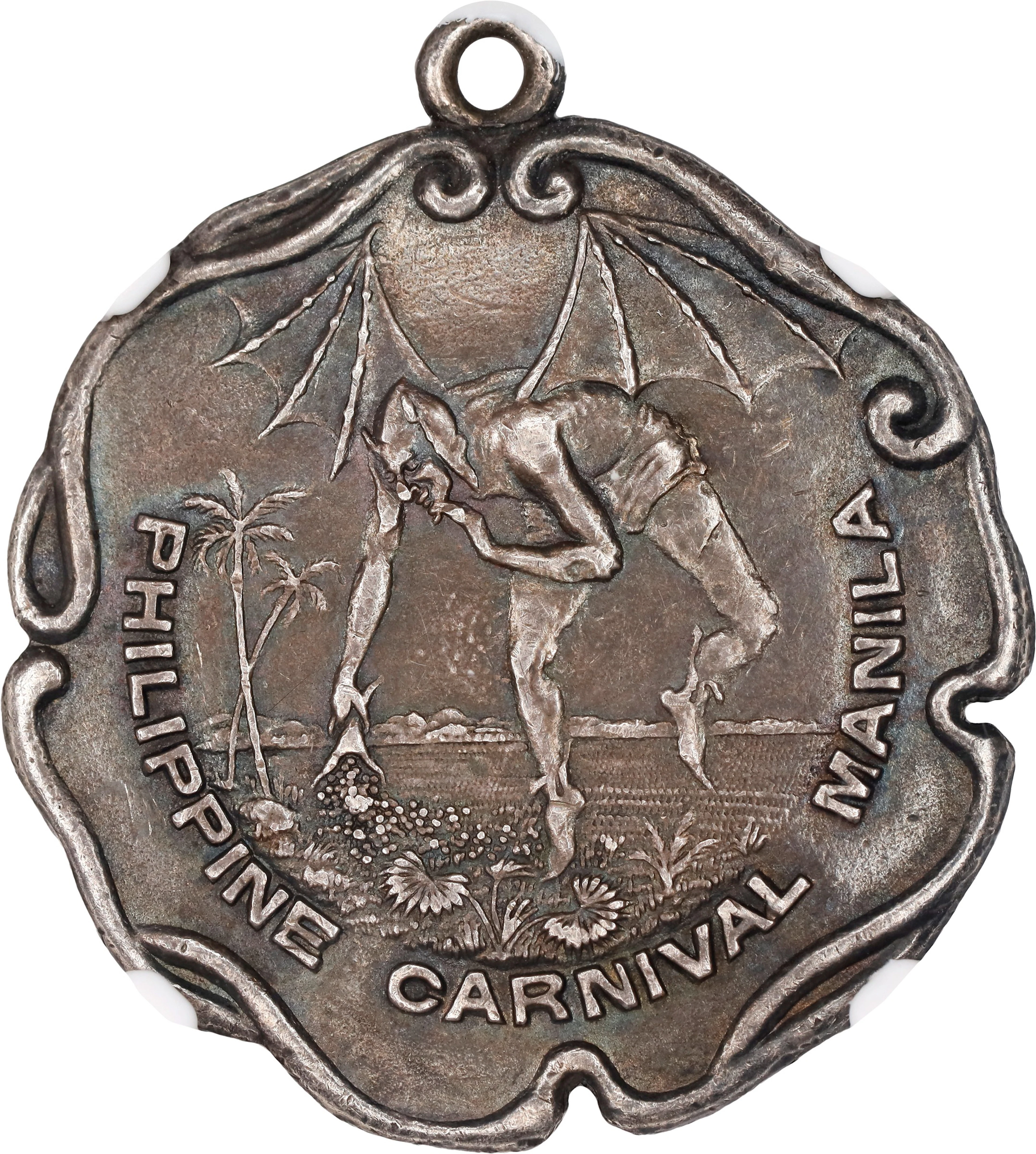 PHILIPPINES. Manila. Carnival Silver Medal, 1914. NGC AU-53.