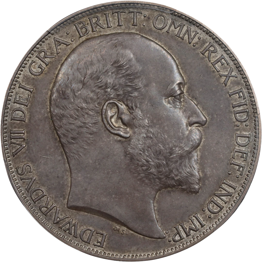 GREAT BRITAIN. Crown, 1902. London Mint. Edward VII. PCGS MATTE PROOF-62.