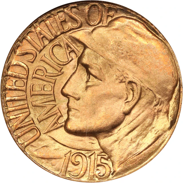 1915-S Panama-Pacific Exposition Gold Dollar. MS-67 * (NGC). CAC.