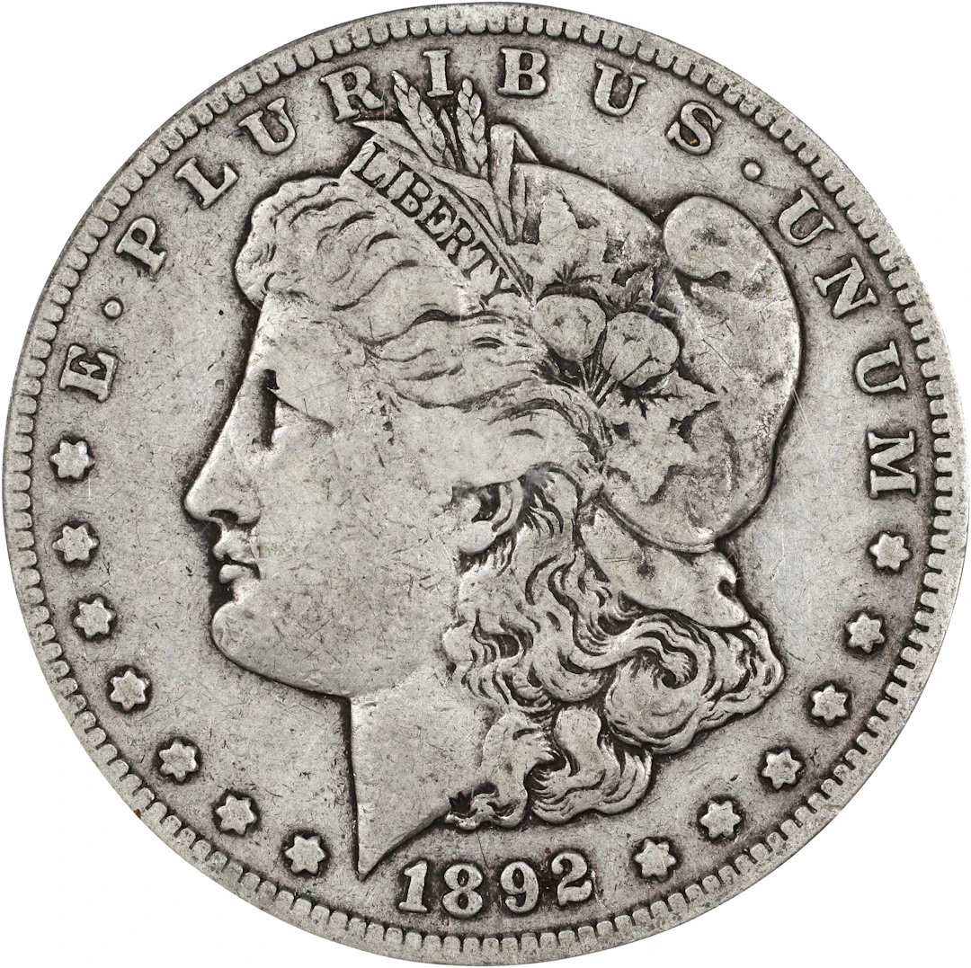 1892-CC Morgan Silver Dollar. Fine-15 (PCGS).