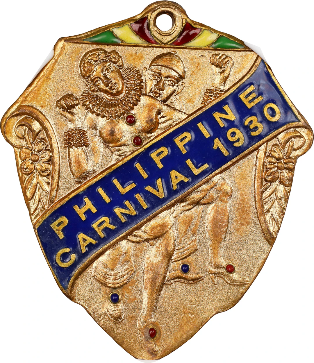 PHILIPPINES. Carnival Gilt Bronze Medal, 1930. NGC MS-63.