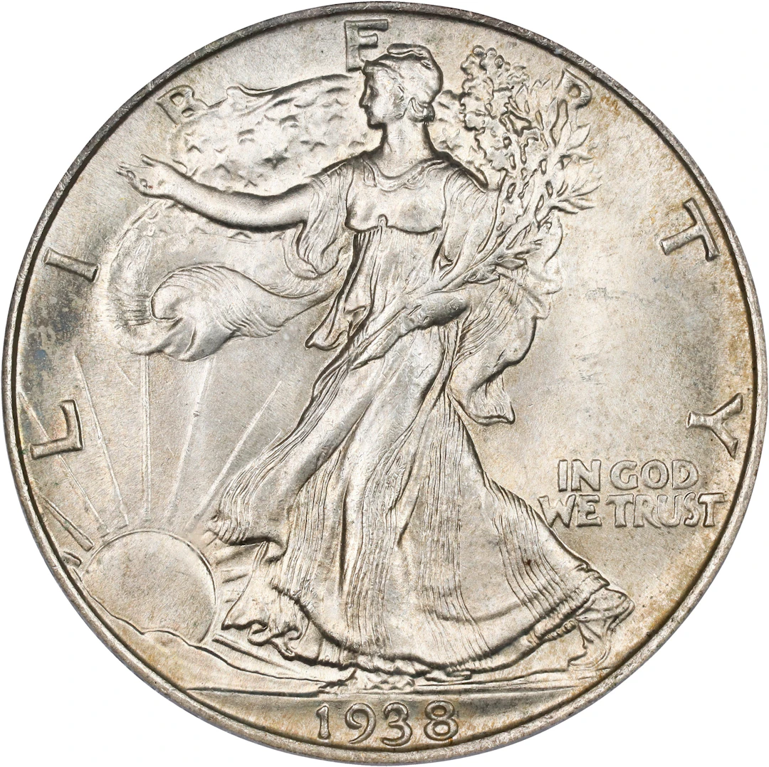 1938 Walking Liberty Half Dollar. MS-65 (PCGS).