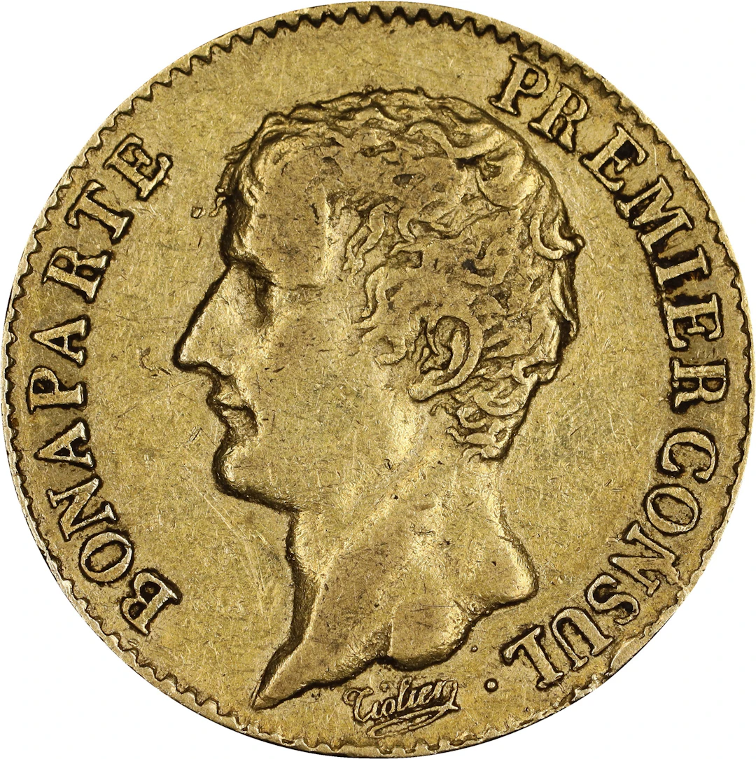 (0.187 oz, 5.816 g AGW). France. AN12-A Gold 20 Francs.