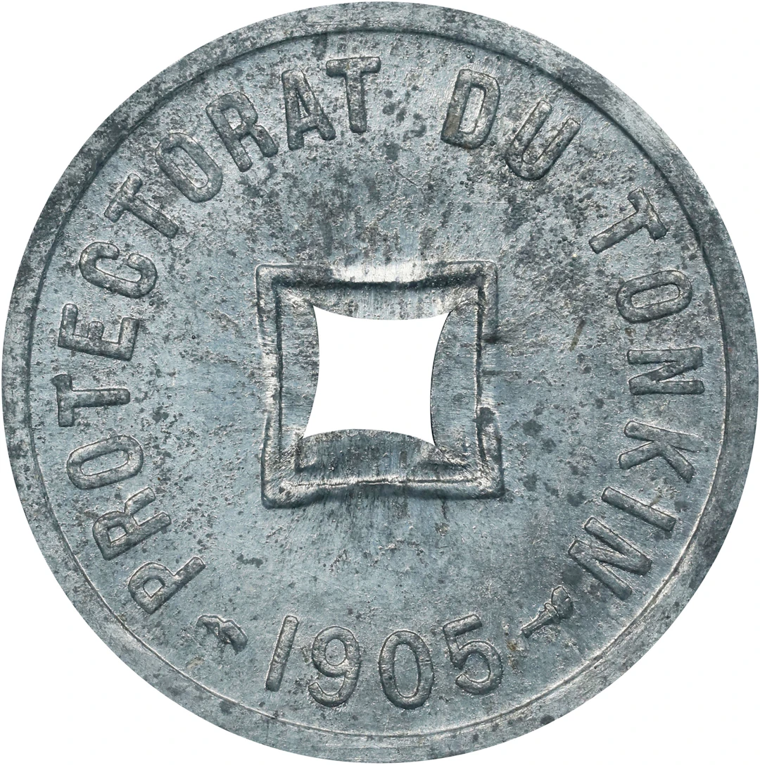 FRENCH INDO-CHINA. Tonkin. 1/600 Piastre, 1905. Paris Mint. NGC MS-63.